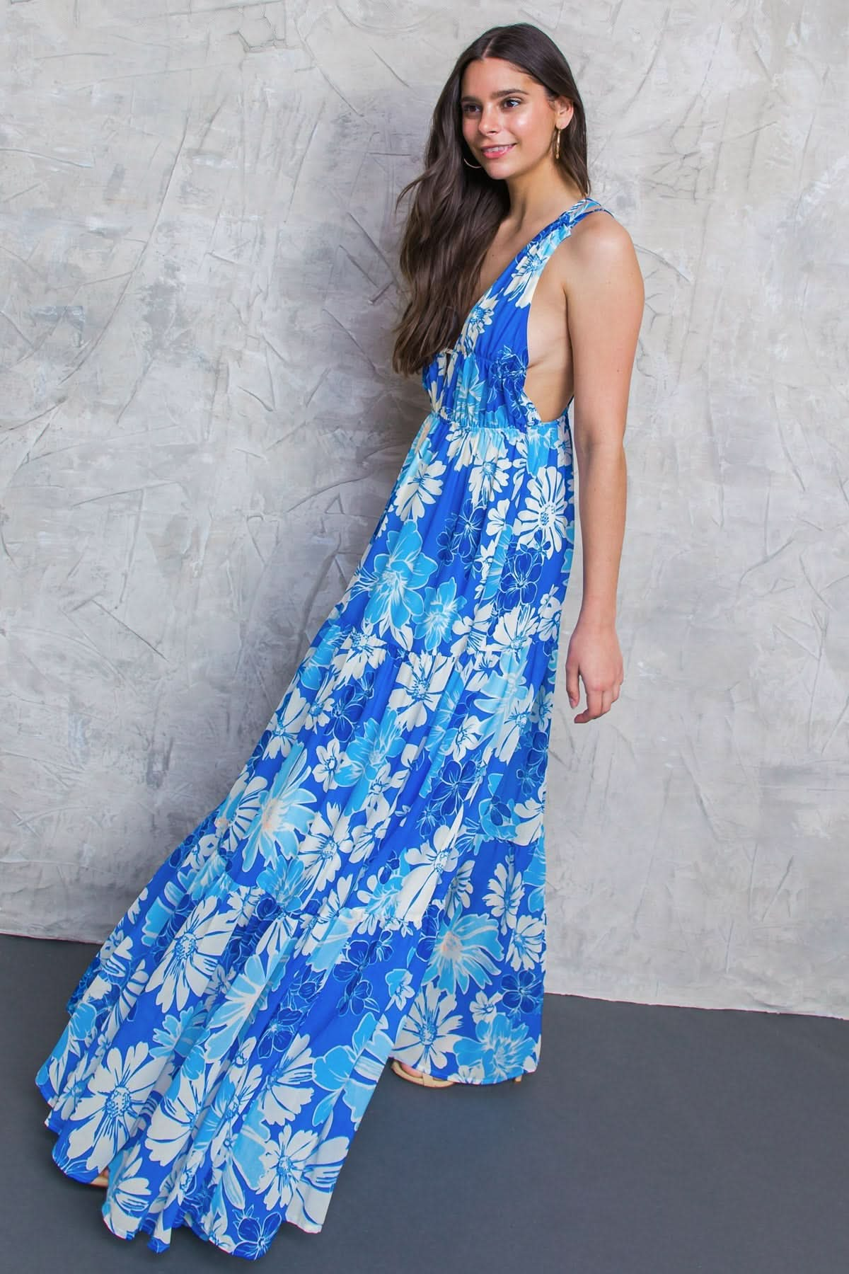 Charming Sleeveless Tiered Maxi Dress