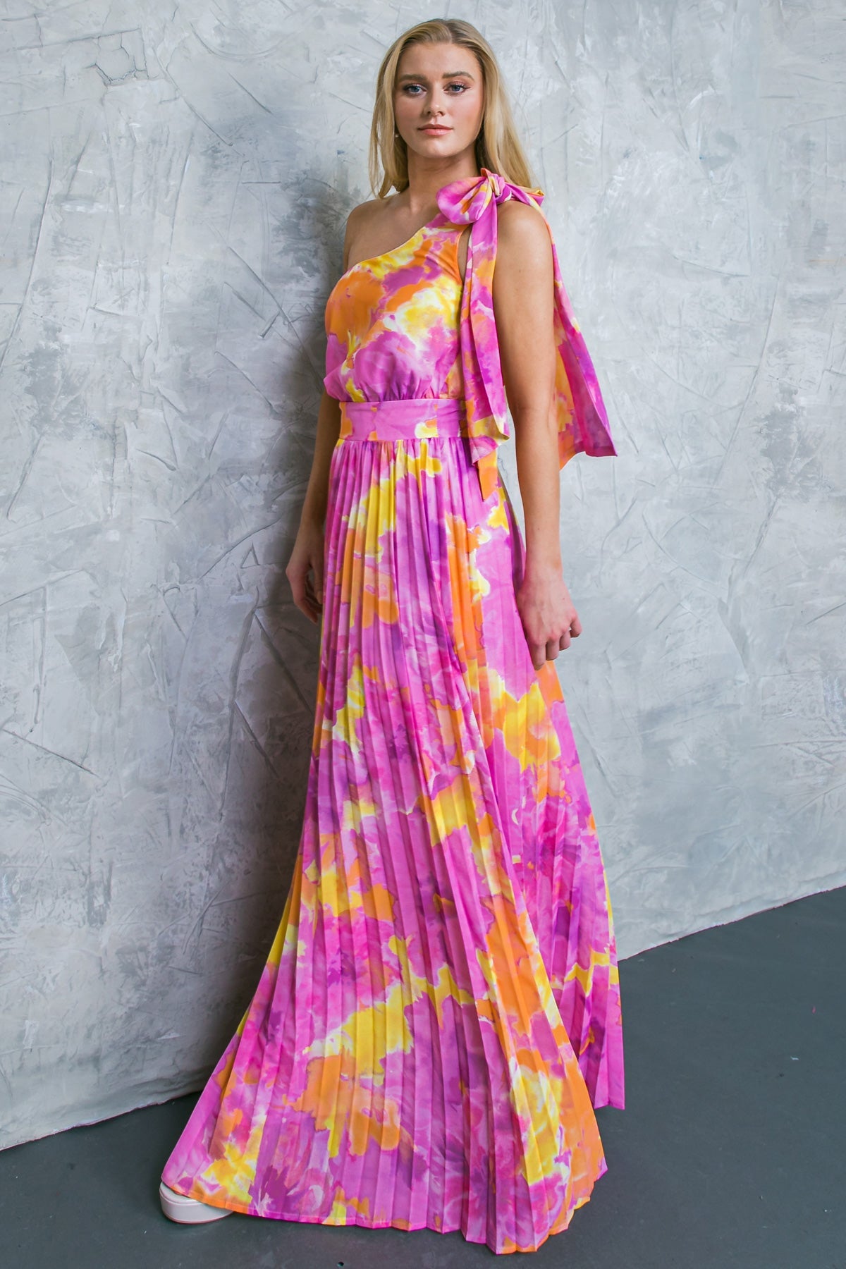 FOREVER FLEUR-ISHING WOVEN MAXI DRESS