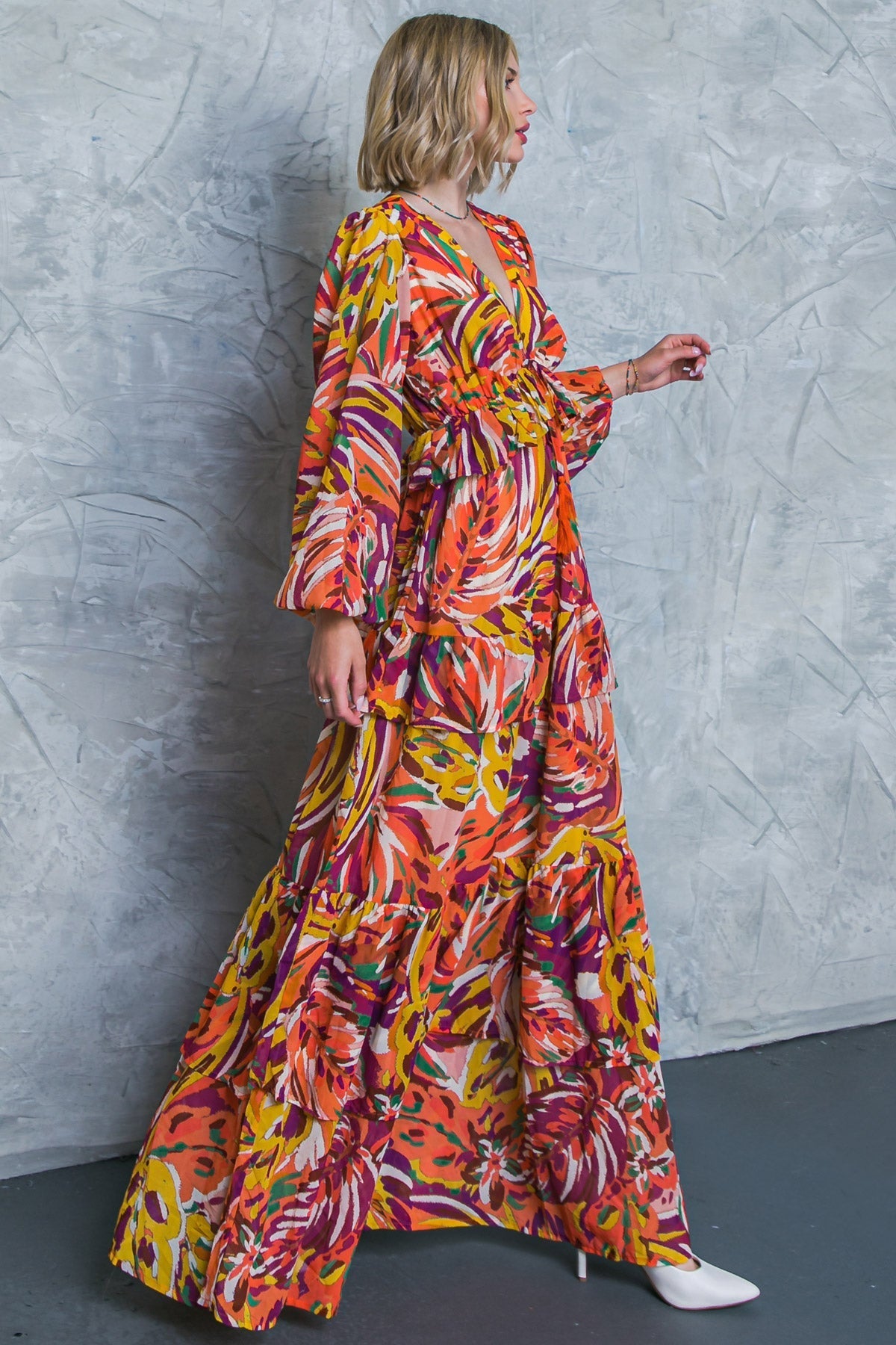 WONDERFUL SOUL WOVEN MAXI DRESS Flying Tomato