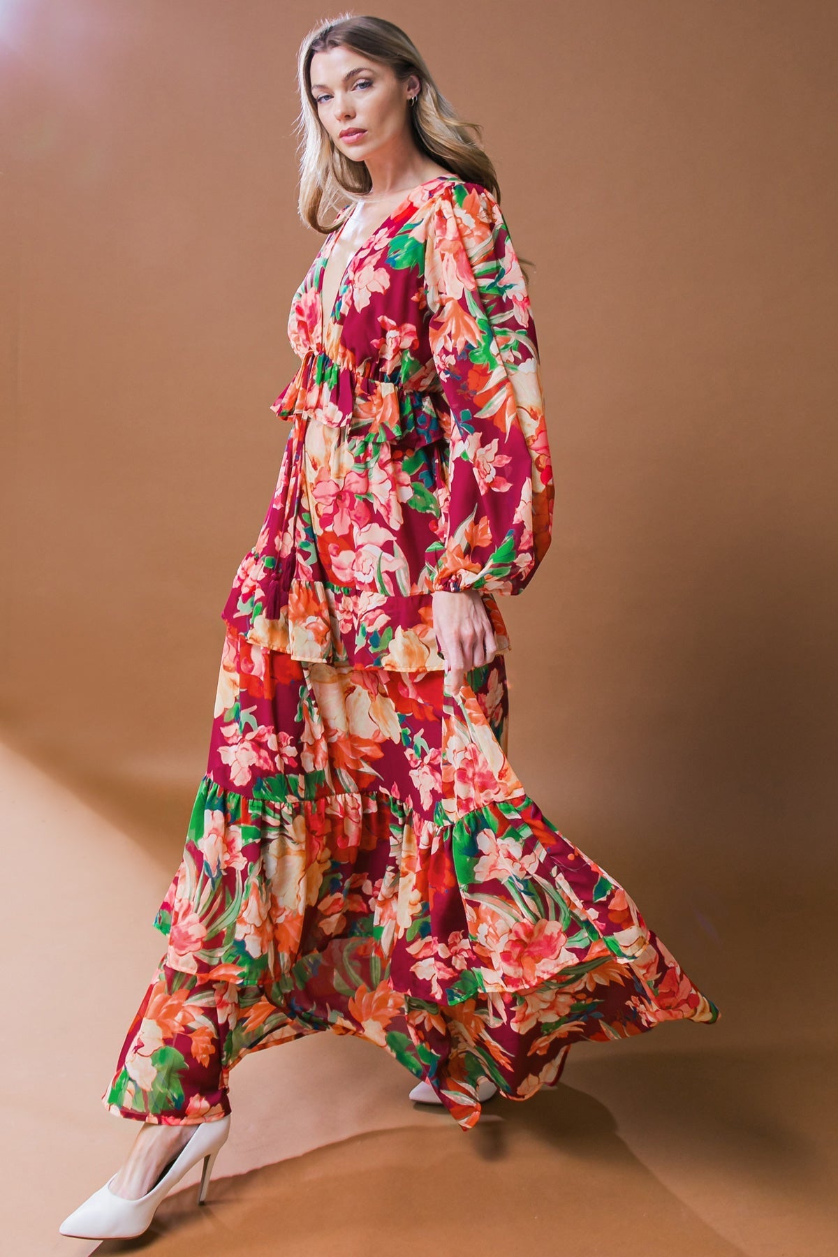 LEAVE YOU SPEECHLESS WOVEN MAXI DRESS Flying Tomato