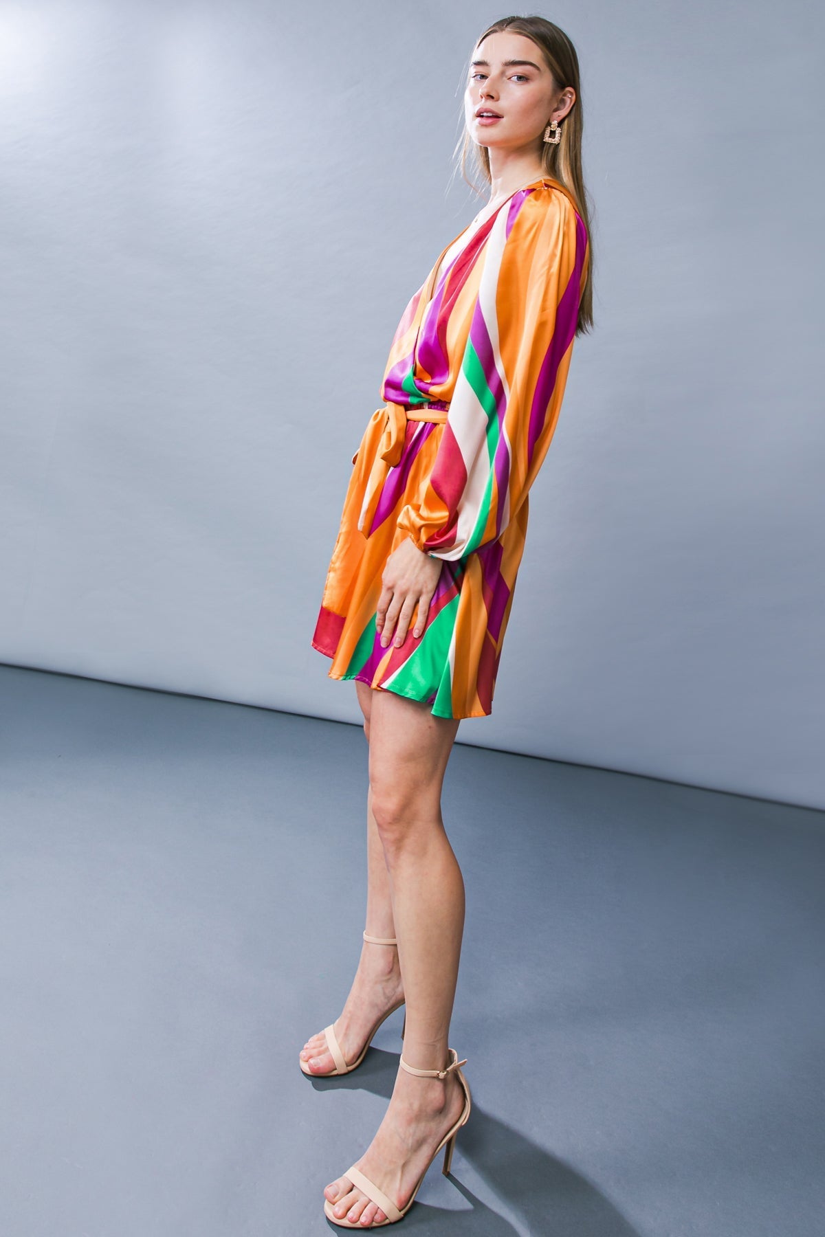 ADORABLE INTENTIONS WOVEN MINI DRESS Flying Tomato