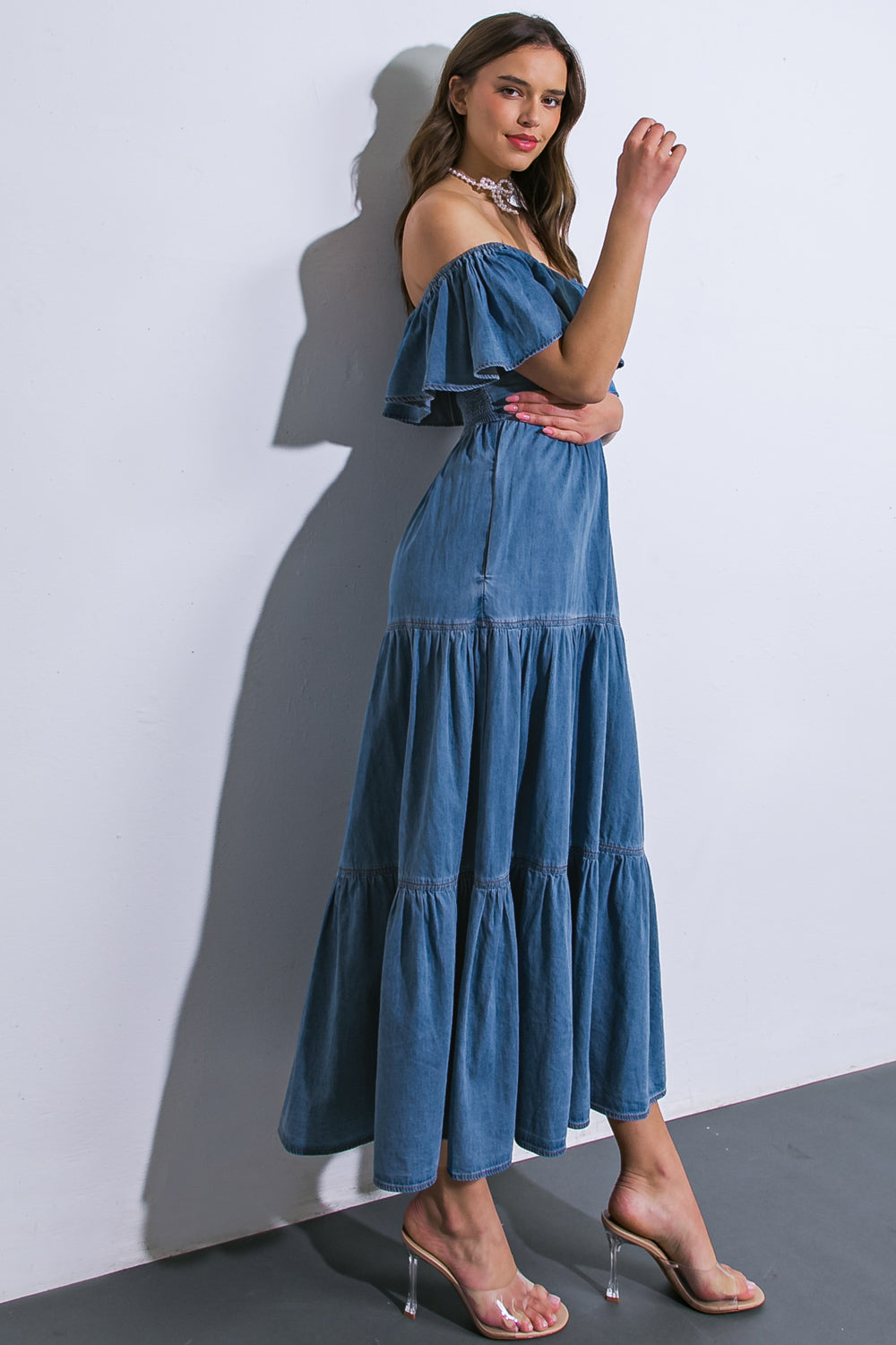 LISTEN CAREFULLY DENIM DRESS