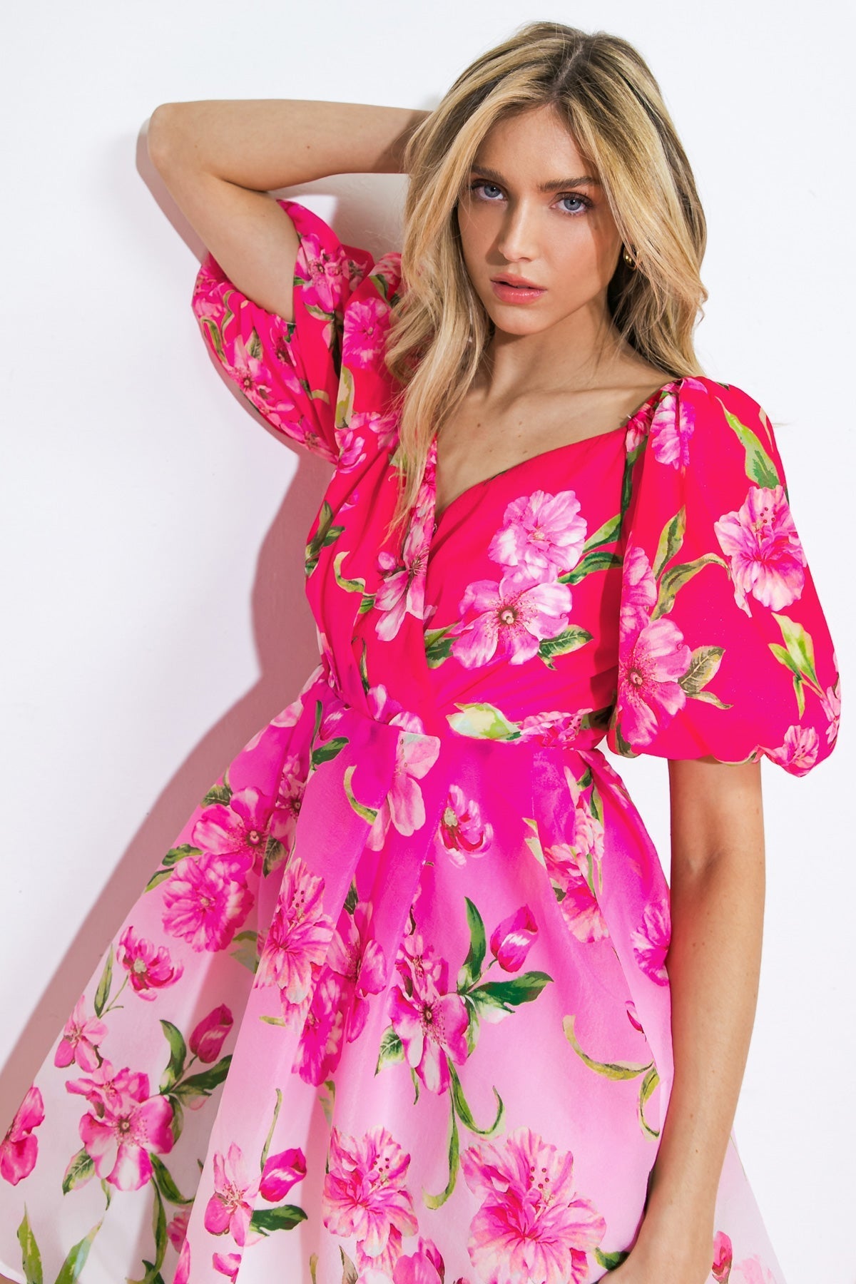 GOTTA GET READY WOVEN MINI DRESS Flying Tomato