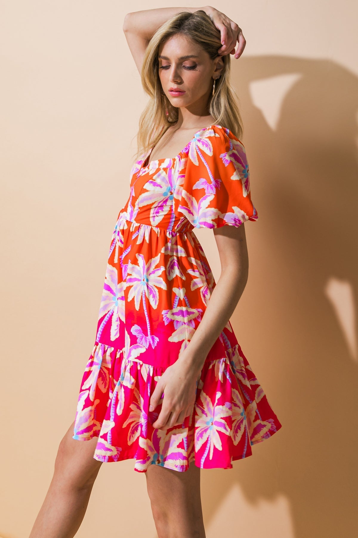 READY OR NOT WOVEN MINI DRESS Flying Tomato