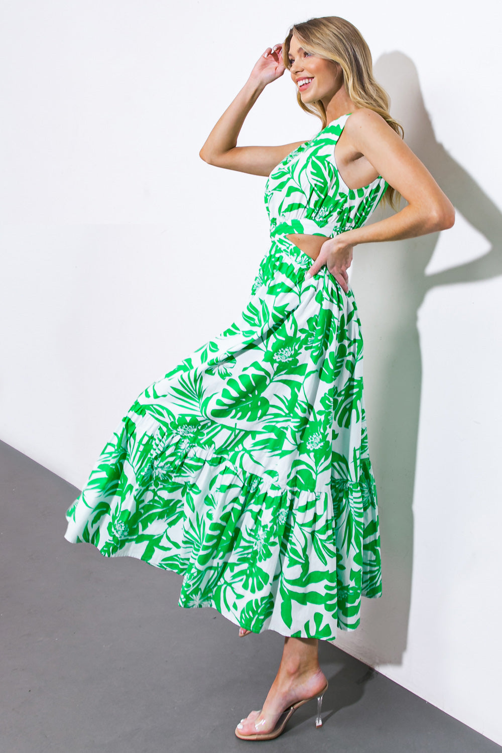 LIVE YOUR TRUTH WOVEN MIDI DRESS Flying Tomato