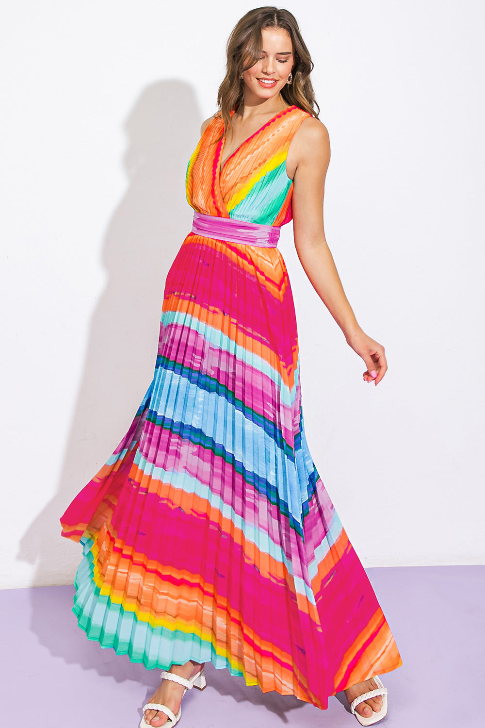 SHORE VACAYS WOVEN MAXI DRESSS