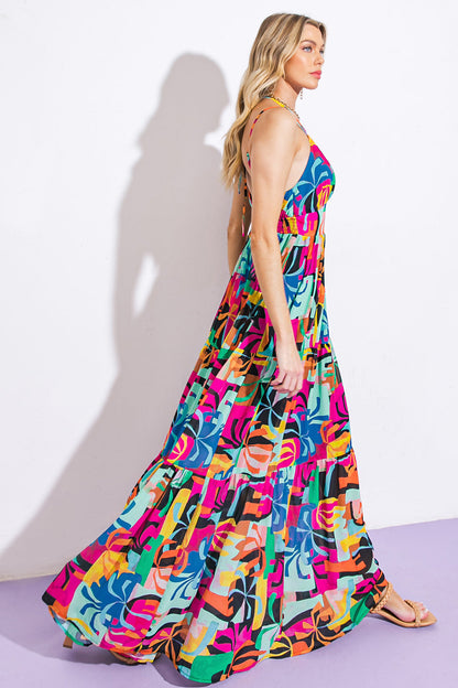 LEAD THE WAY WOVEN MAXI DRESS