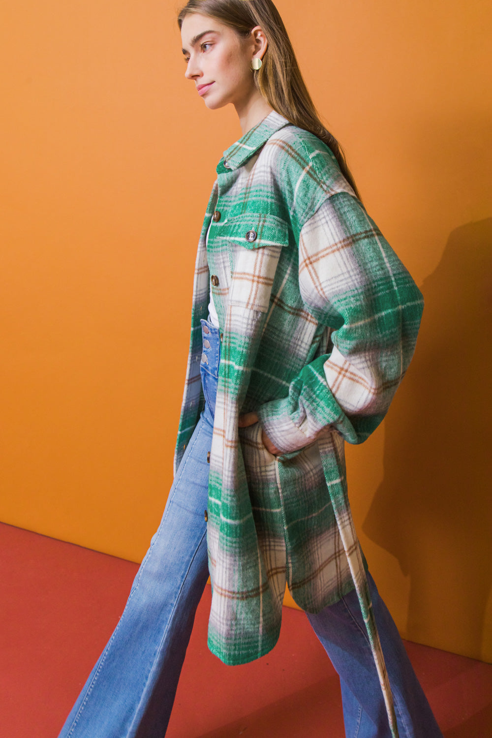 SWEET EVENINGS WOVEN MIDI JACKET Flying Tomato