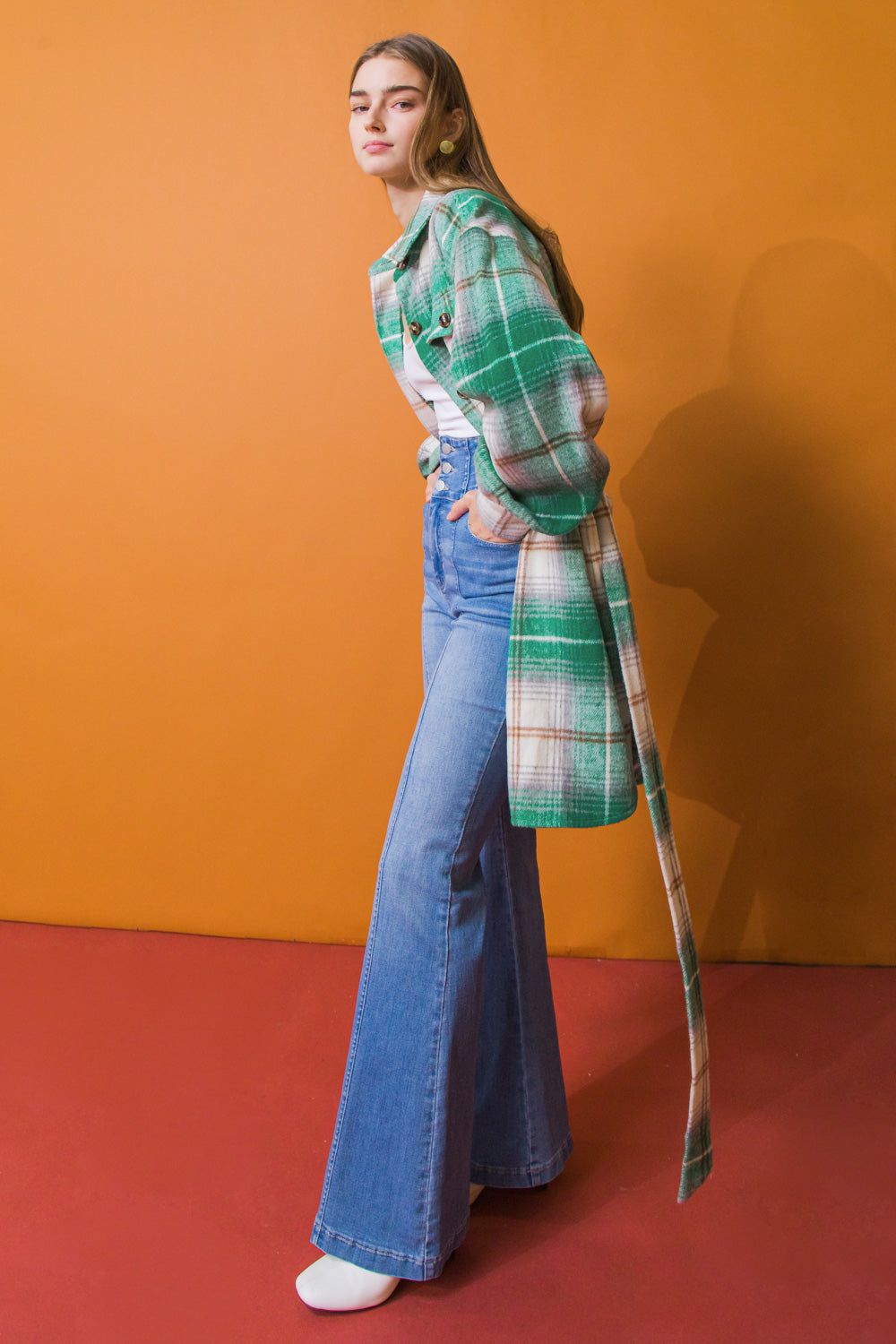 SWEET EVENINGS WOVEN MIDI JACKET Flying Tomato