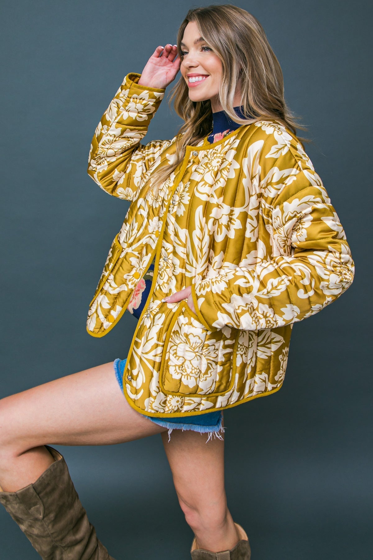 TOTALLY CONVINCED WOVEN PUFF JACKET Flying Tomato