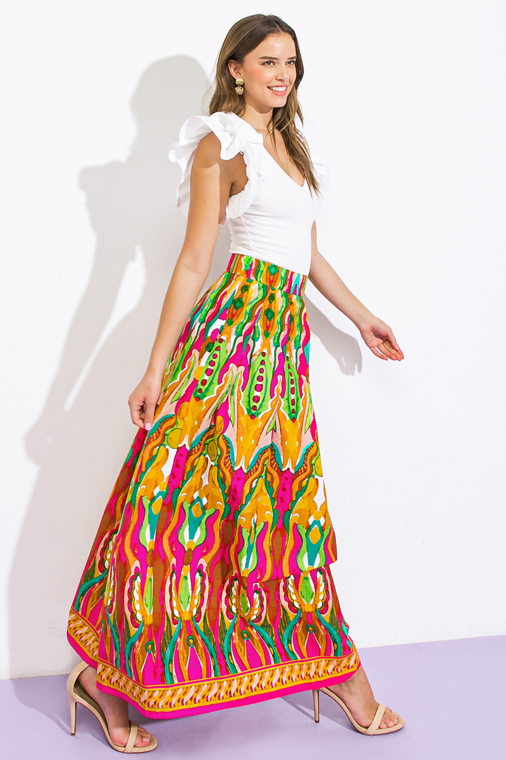 CHASING THE SUN WOVEN SKIRT