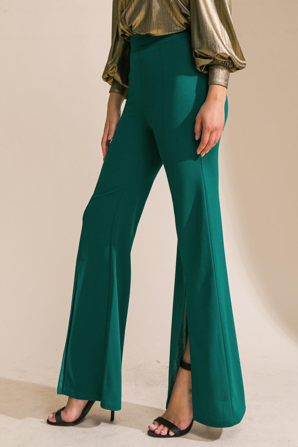 HEY DARLING WOVEN FLARE PANTS Flying Tomato