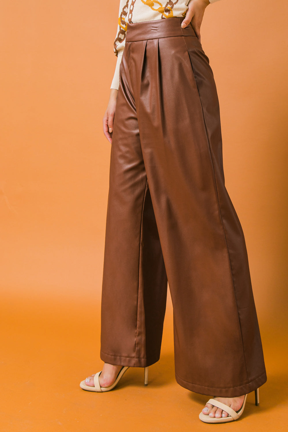 MATCHED ENERGY LEATHER PANTS