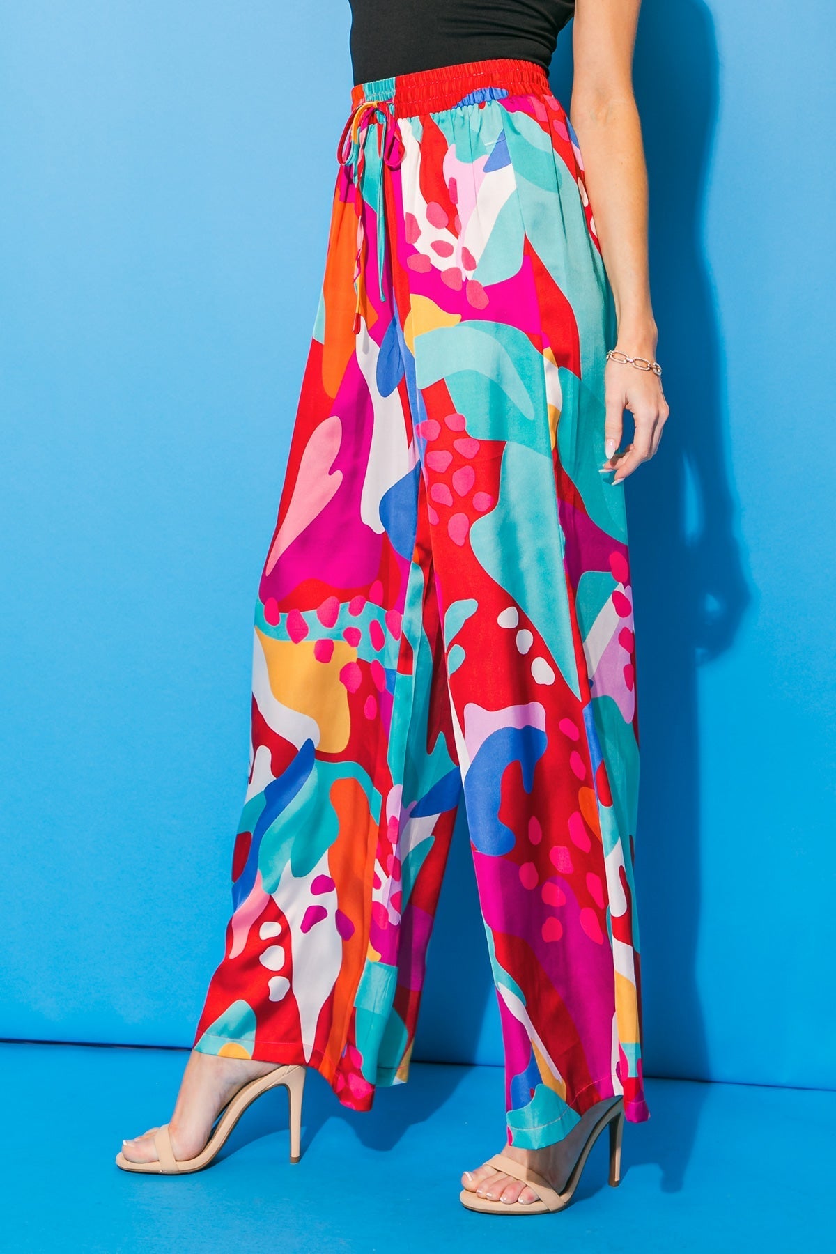 CANCUN GETAWAY SATIN PANTS Flying Tomato