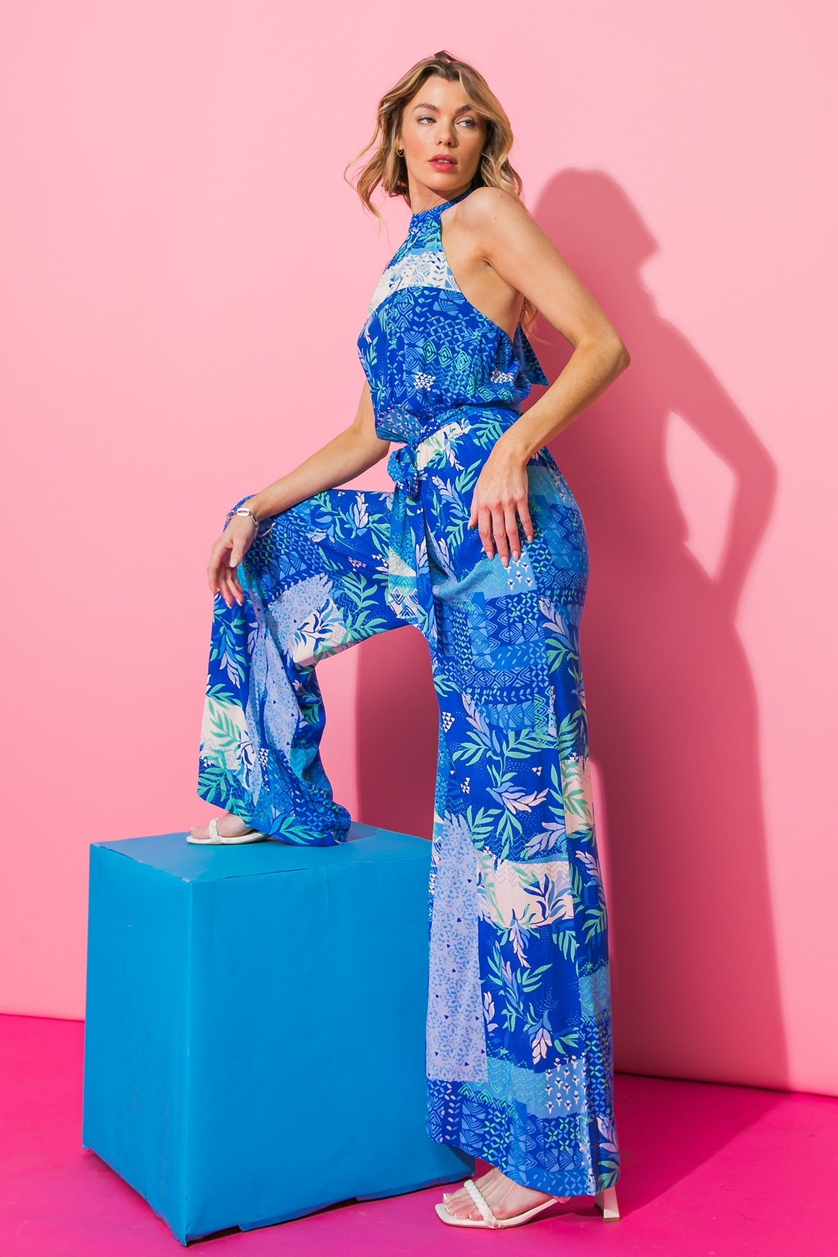 KISS ME MORE WOVEN JUMPSUIT Flying Tomato