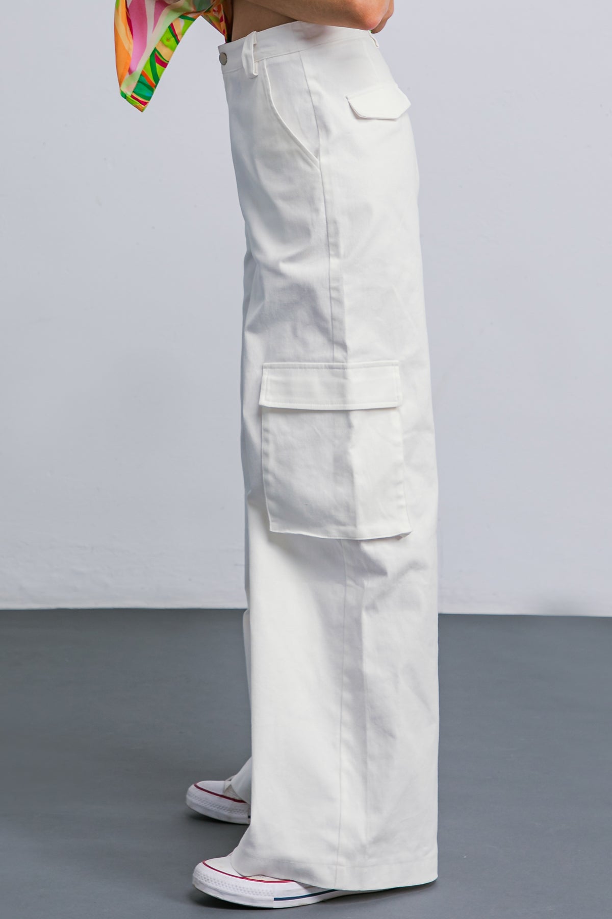 ADORABLE POSH WOVEN CARGO PANTS Flying Tomato