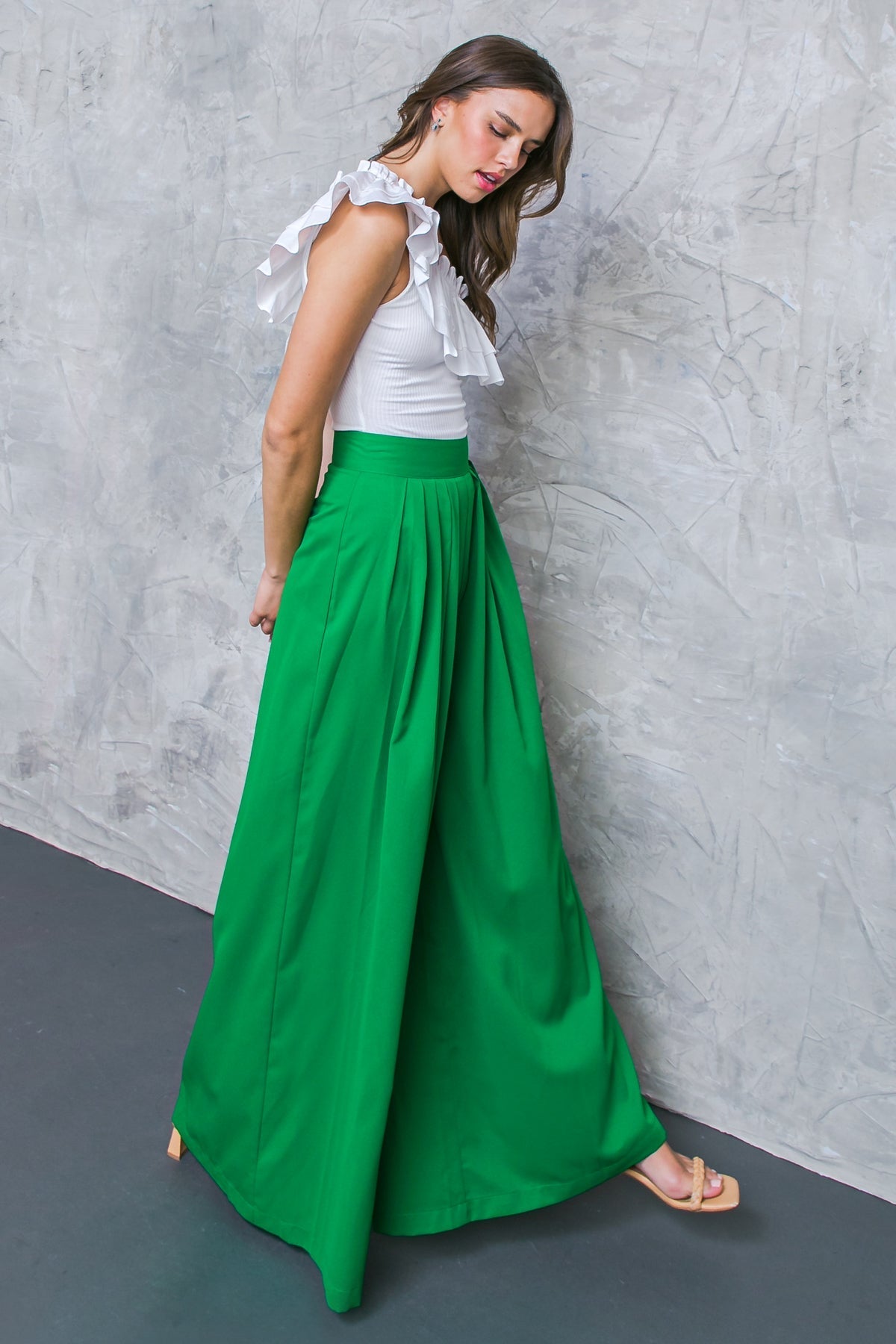 AT THE WISHING WELL WOVEN PANTS Flying Tomato