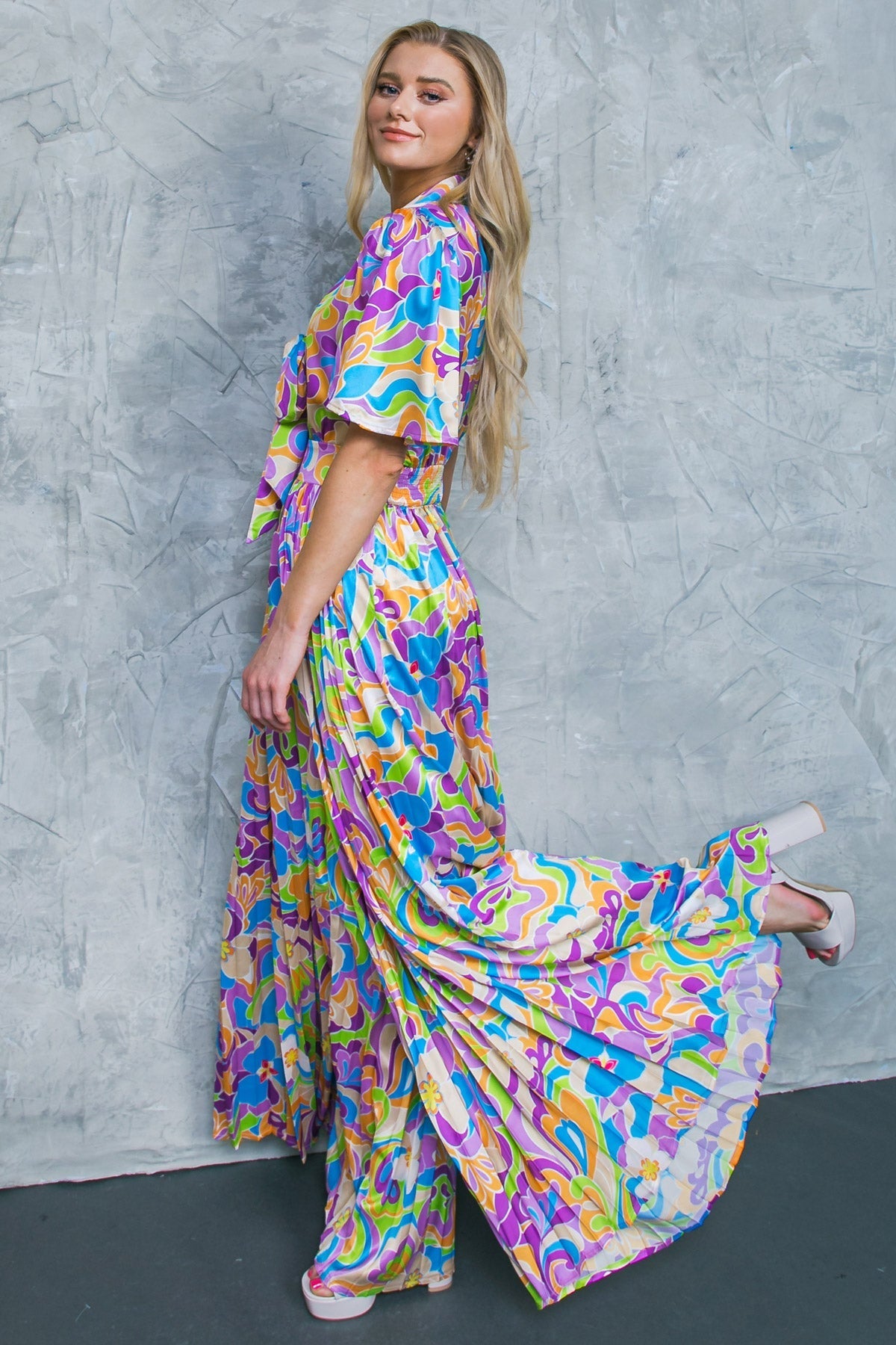 A SECRET PLACE WOVEN JUMPSUIT Flying Tomato