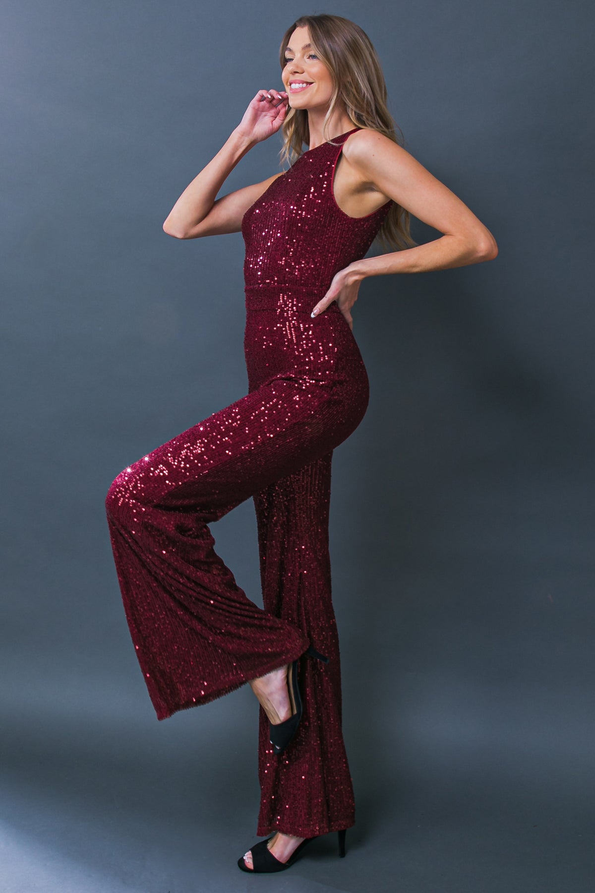 DIVINE WANDERINGS SEQUIN JUMPSUIT Flying Tomato