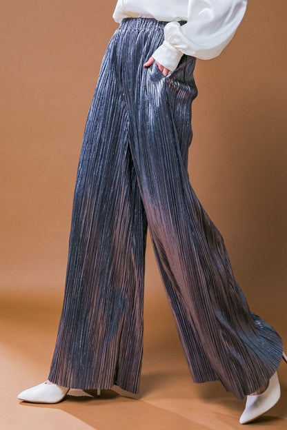 Woven Wide-Leg Comfort Pants