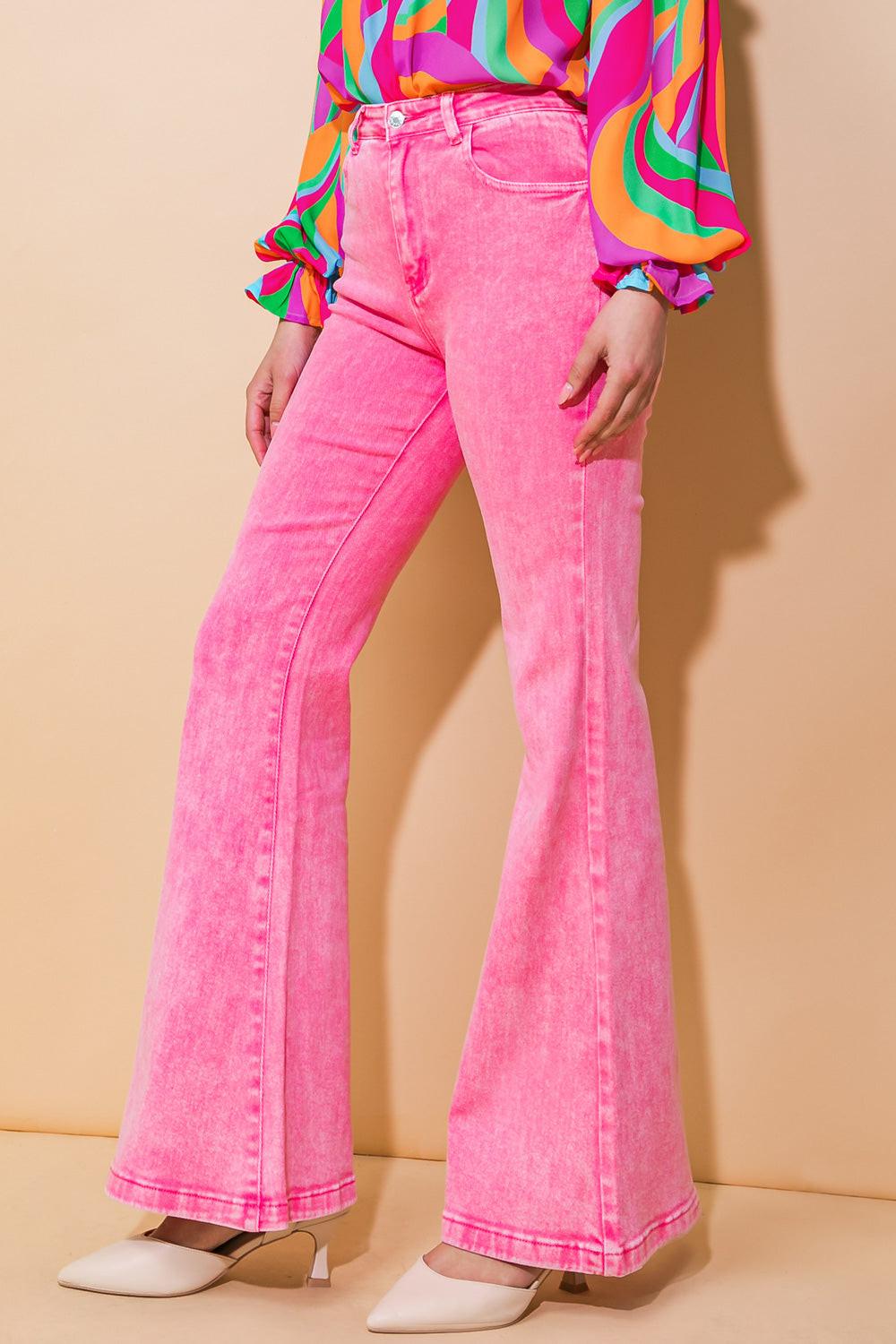 Flying Tomato COMING TOGETHER TWILL PANTS, a back view highlighting the pocket design and overall cut of the pants.