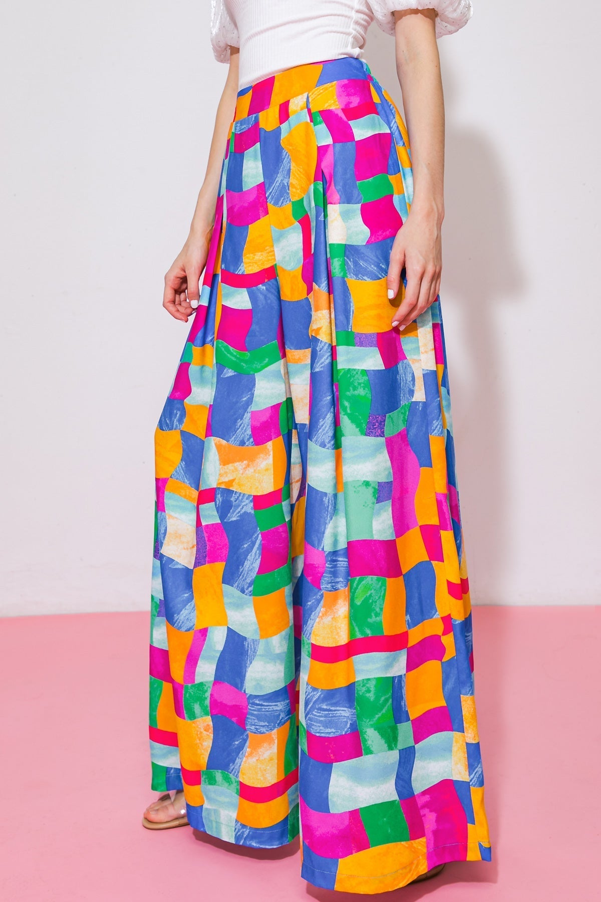 LOVELY STATEMENT WOVEN PANTS Flying Tomato