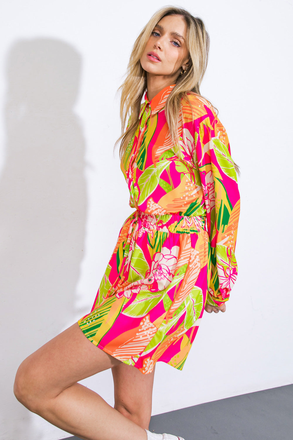 KEEPING YOU COMPANY WOVEN ROMPER Flying Tomato