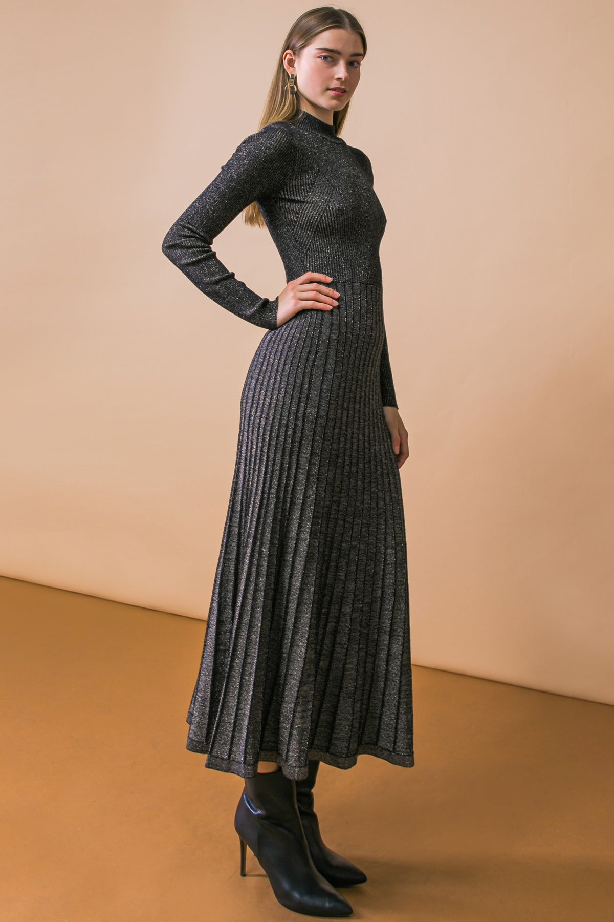 STAY COZE SWEATER MIDI DRESS Flying Tomato