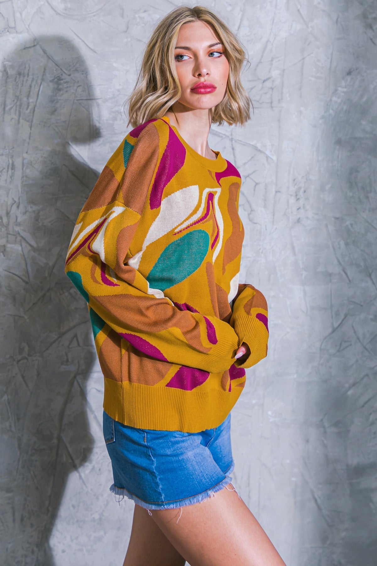 READY TO ADORE SWEATER TOP Flying Tomato
