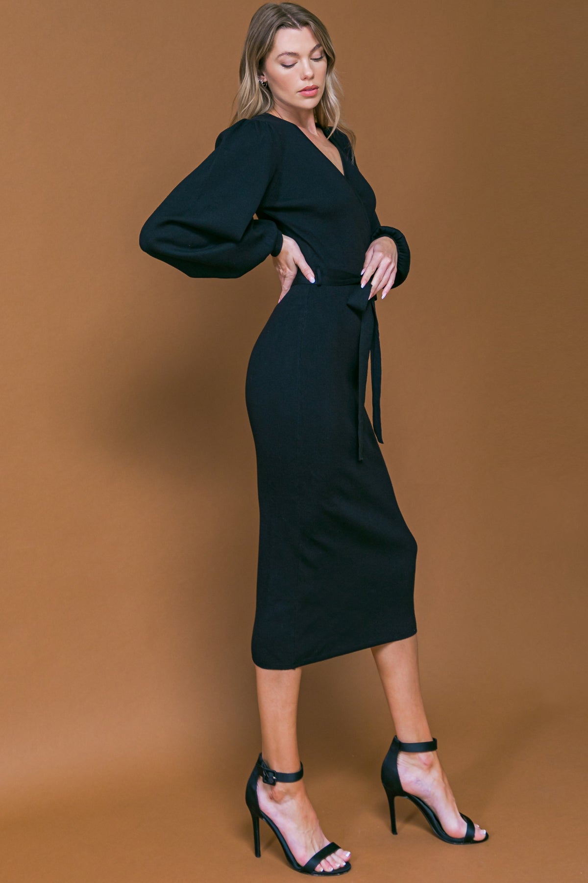 ADORABLE IDEAL SWEATER MIDI DRESS Flying Tomato