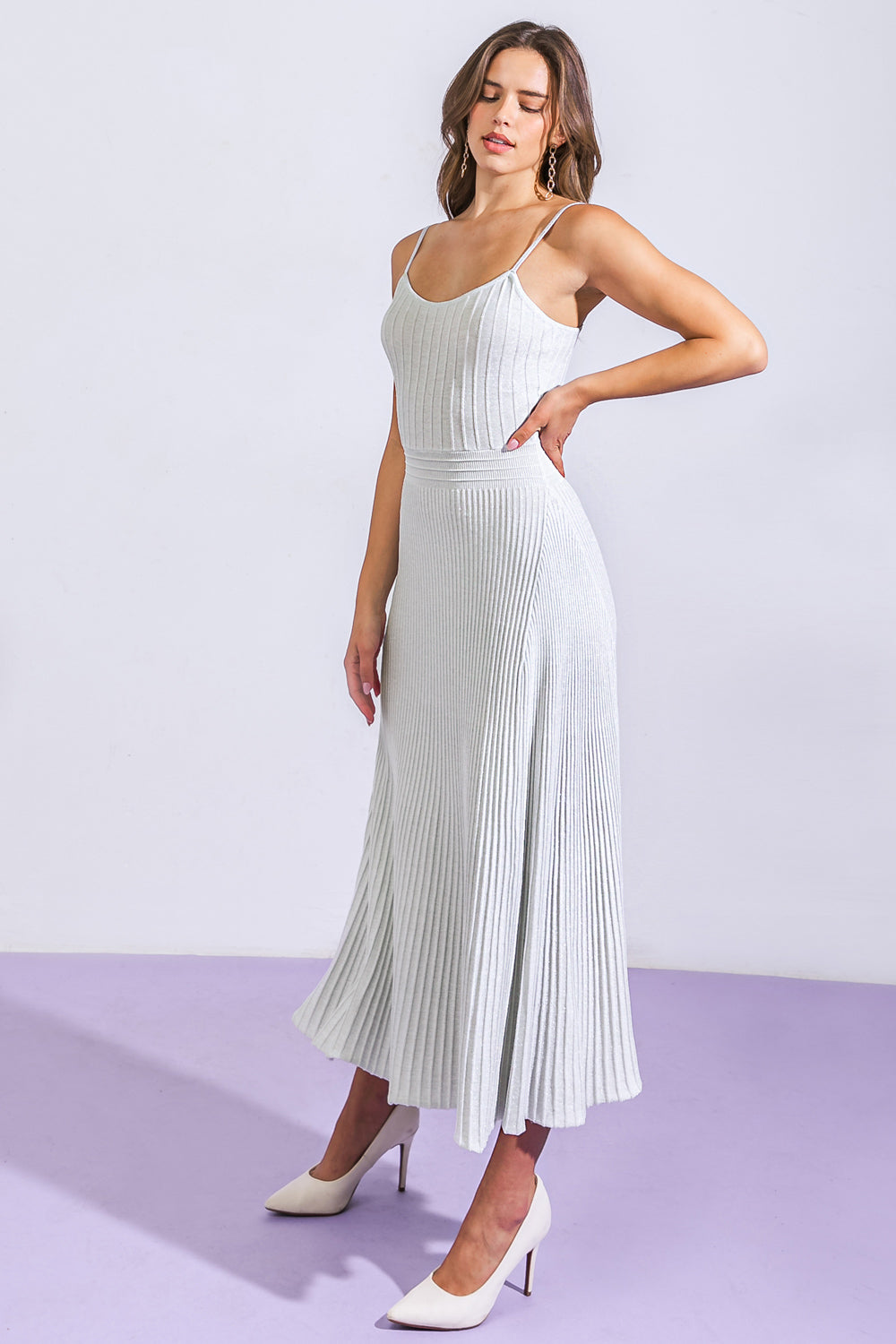 GONE IN A BLINK KNIT DRESS Flying Tomato