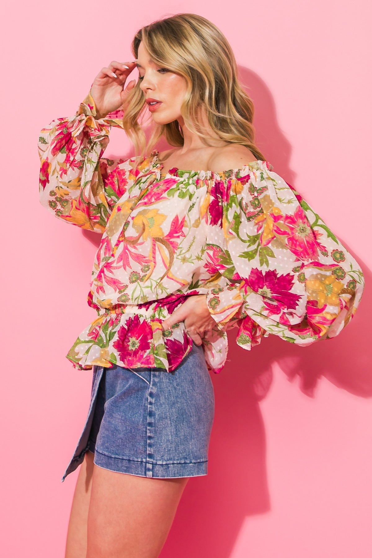 SWEETEST ESCAPE WOVEN TOP Flying Tomato