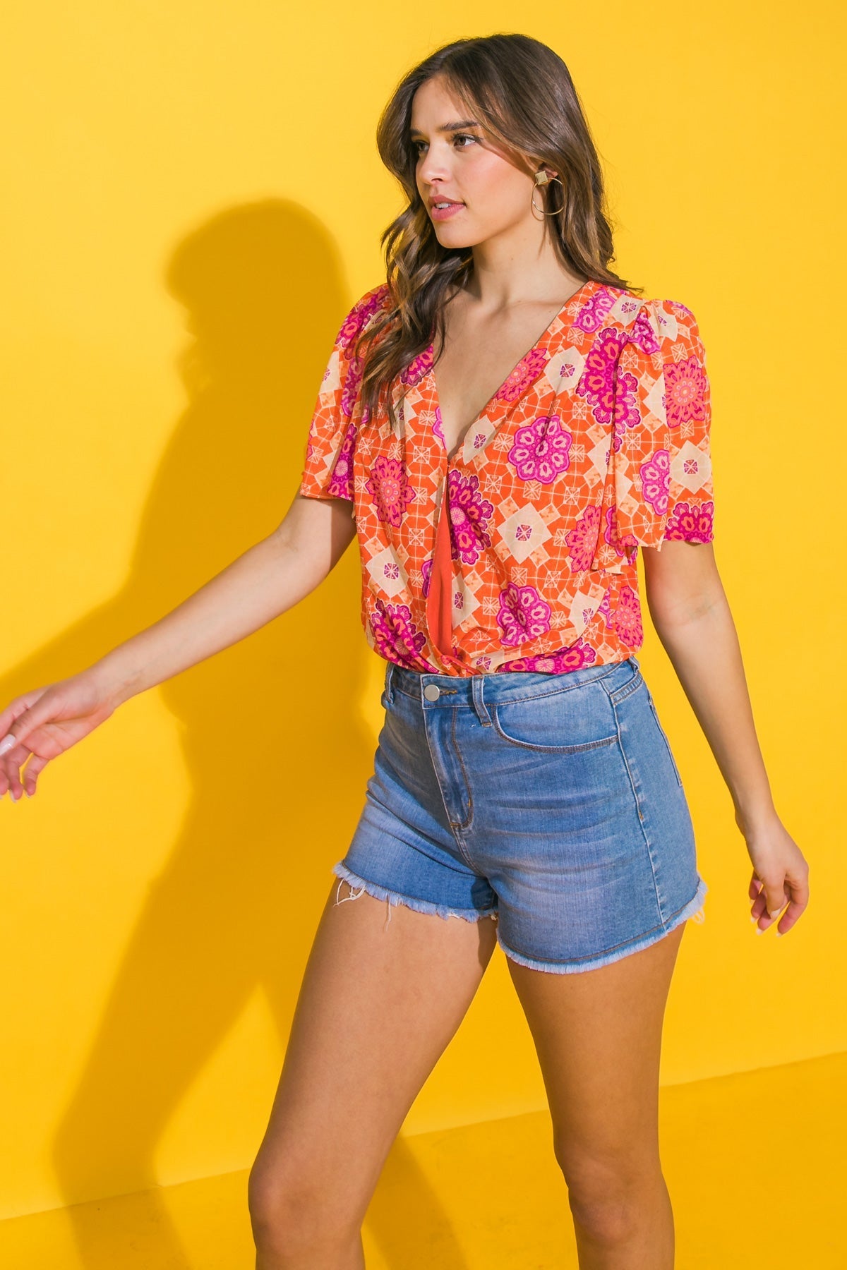 MADE FOR THE OCCASION WOVEN BODYSUIT Flying Tomato