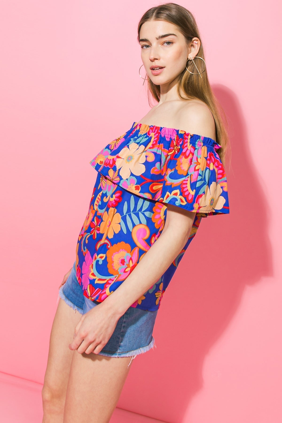 BELIEVE IN DESTINY POPLIN TOP Flying Tomato