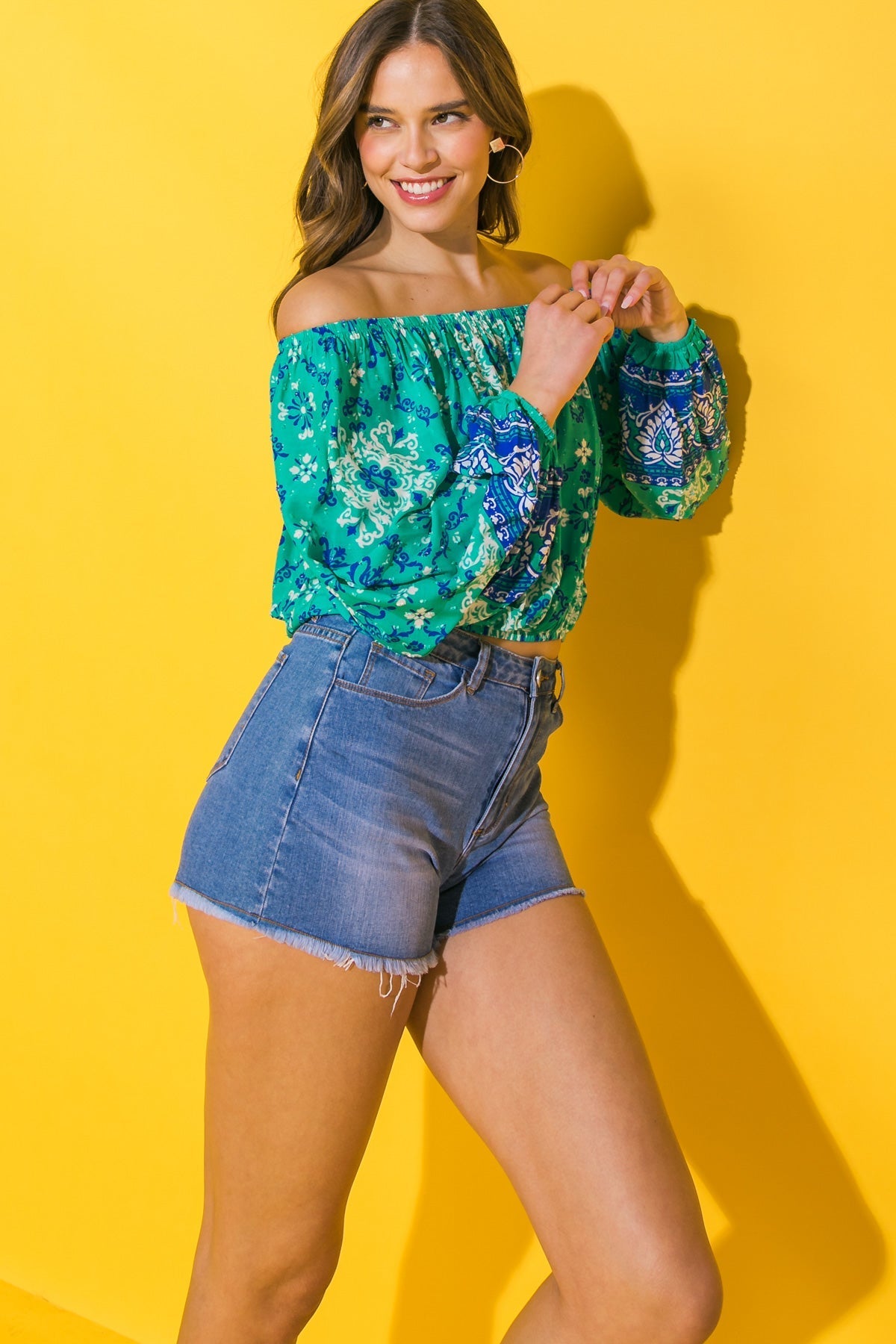 SEND MY LOVE WOVEN TOP Flying Tomato