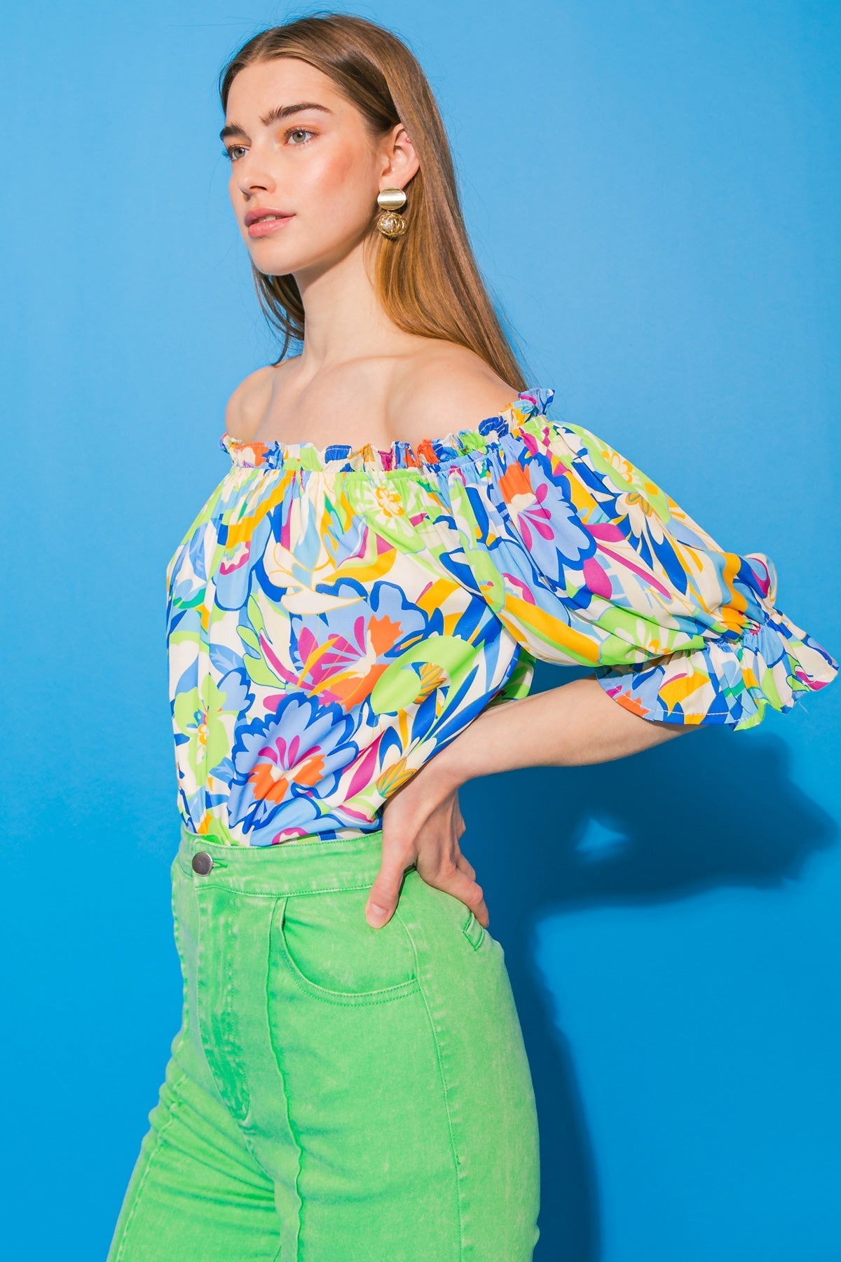 LAST PHOTOGRAPH WOVEN TOP Flying Tomato