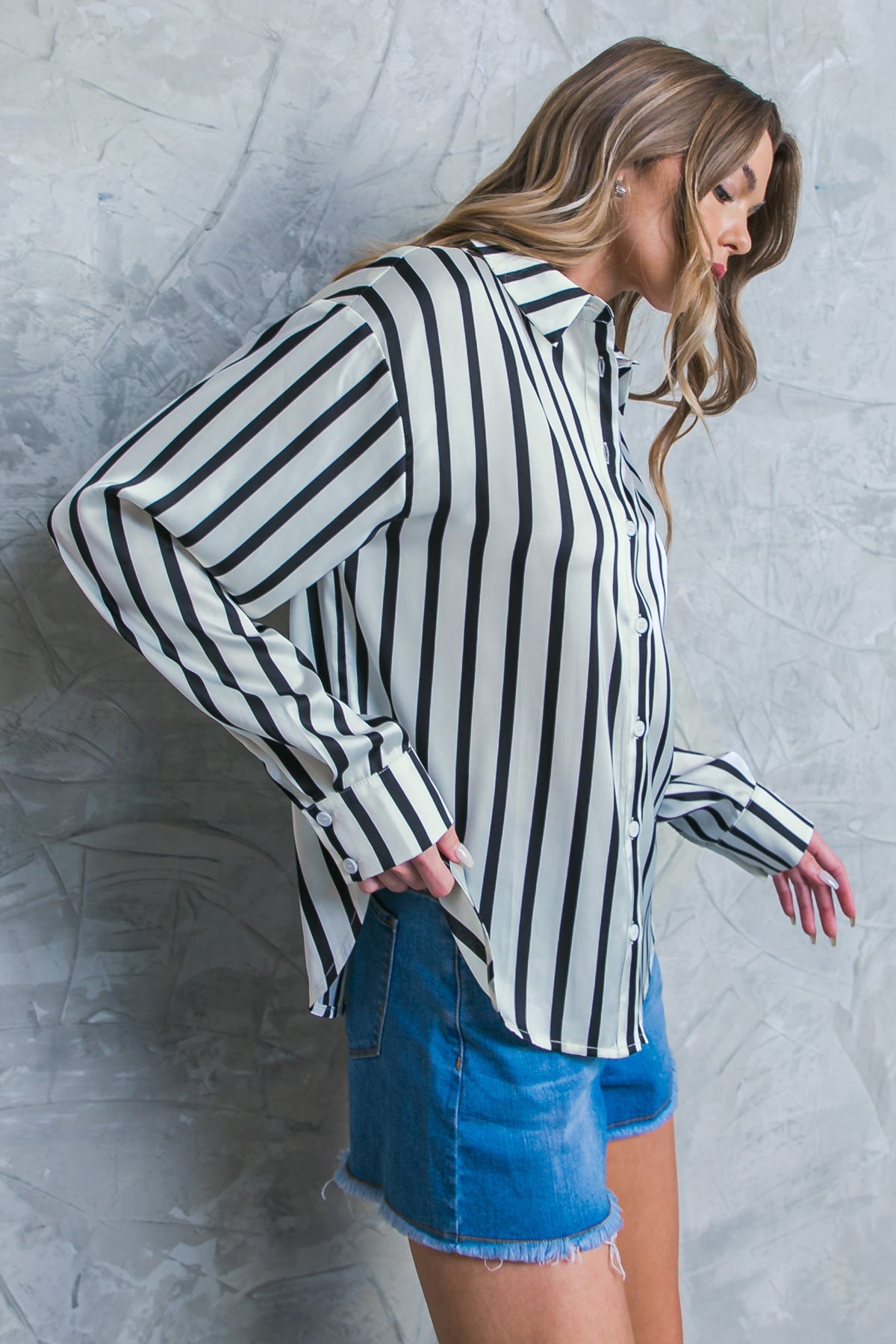 NOTHING TO REGRET SATIN WOVEN TOP Flying Tomato