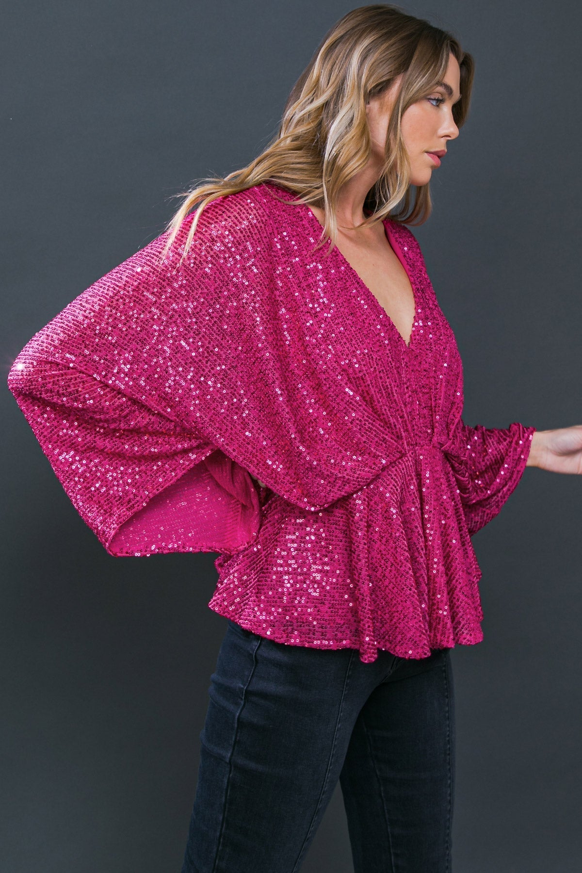 START OF FOREVER SEQUIN TOP Flying Tomato