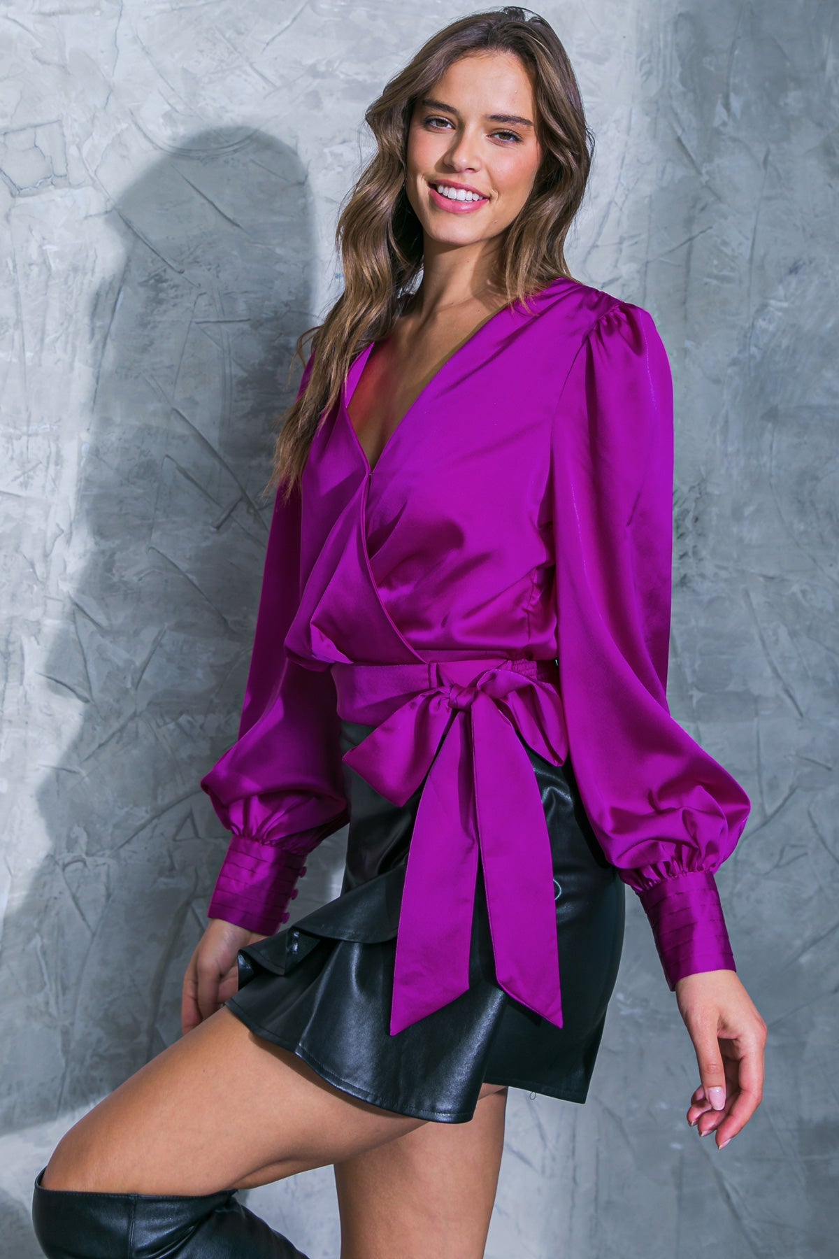 ETERNITY TOGETHER SATIN TOP