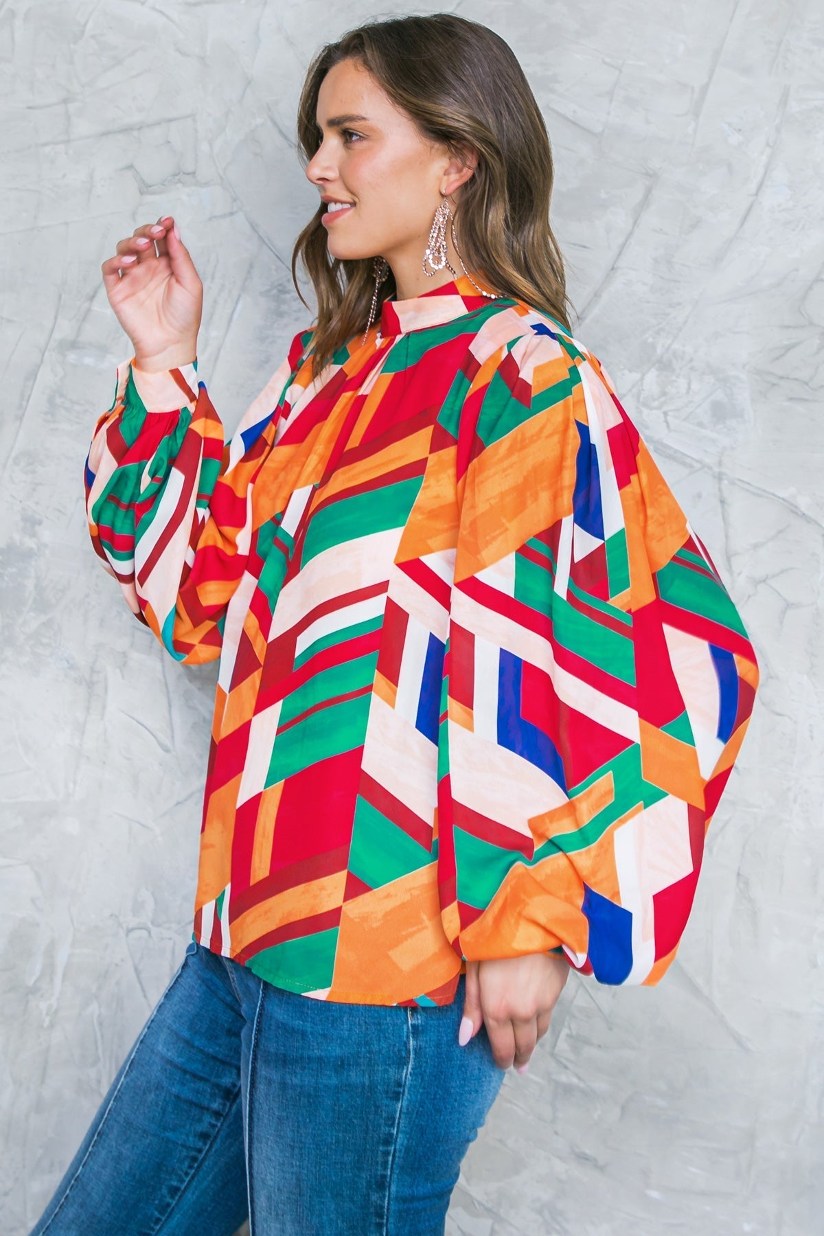 LIGHT UP MY LIFE WOVEN TOP Flying Tomato