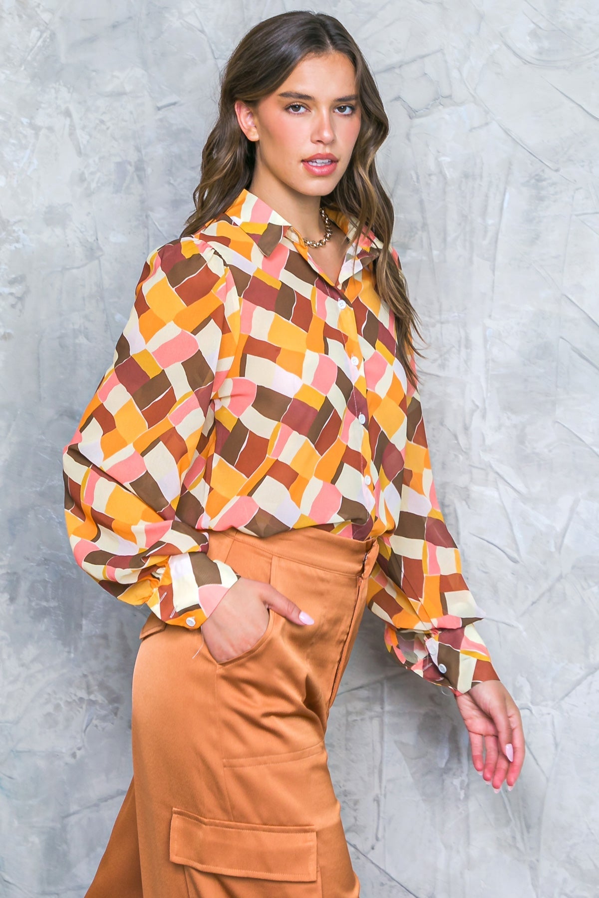 ENJOY EACH DAY WOVEN TOP Flying Tomato