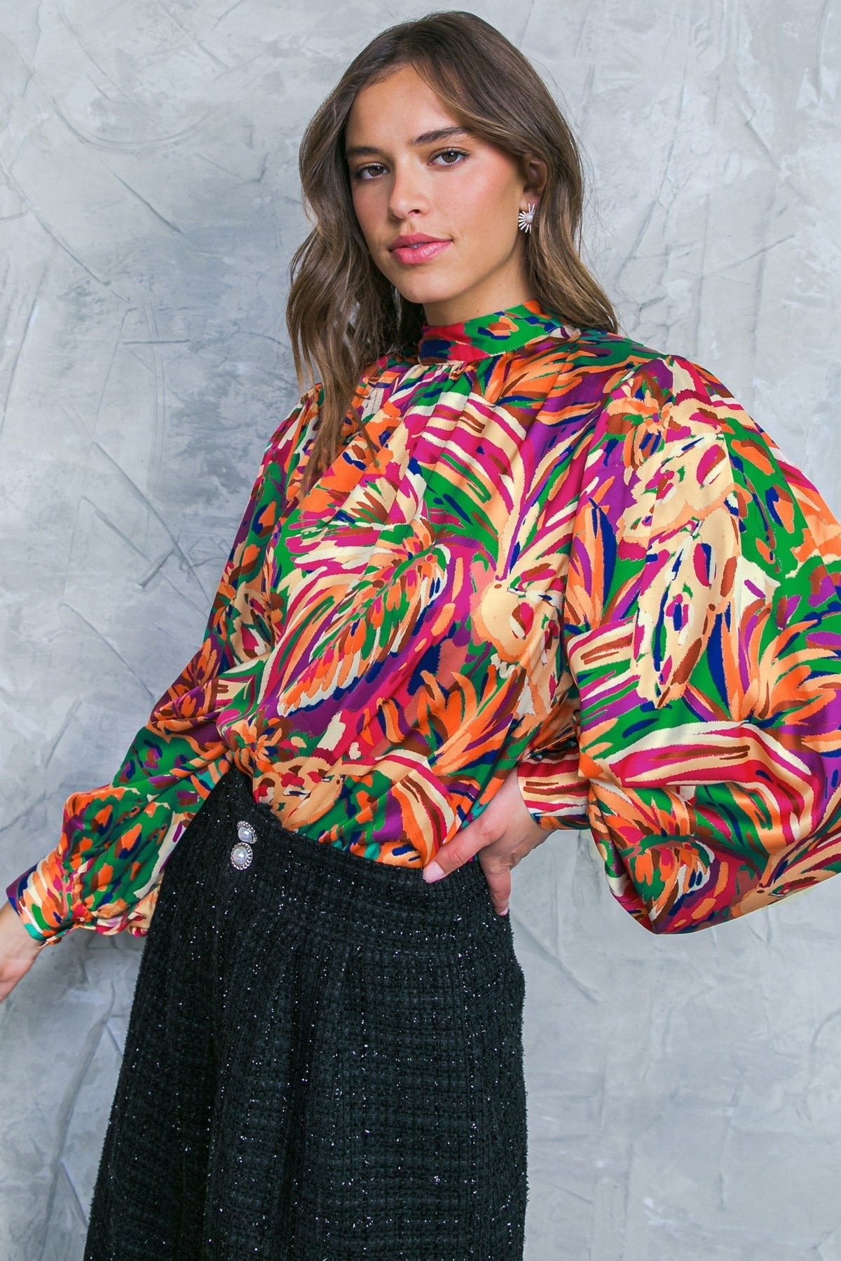 ADORING DEVOTION WOVEN TOP Flying Tomato