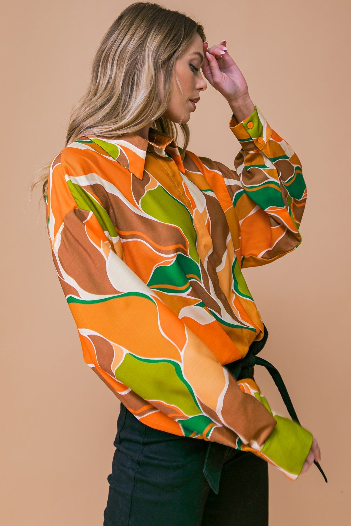 SWEETEST ENTRANCE WOVEN TOP Flying Tomato