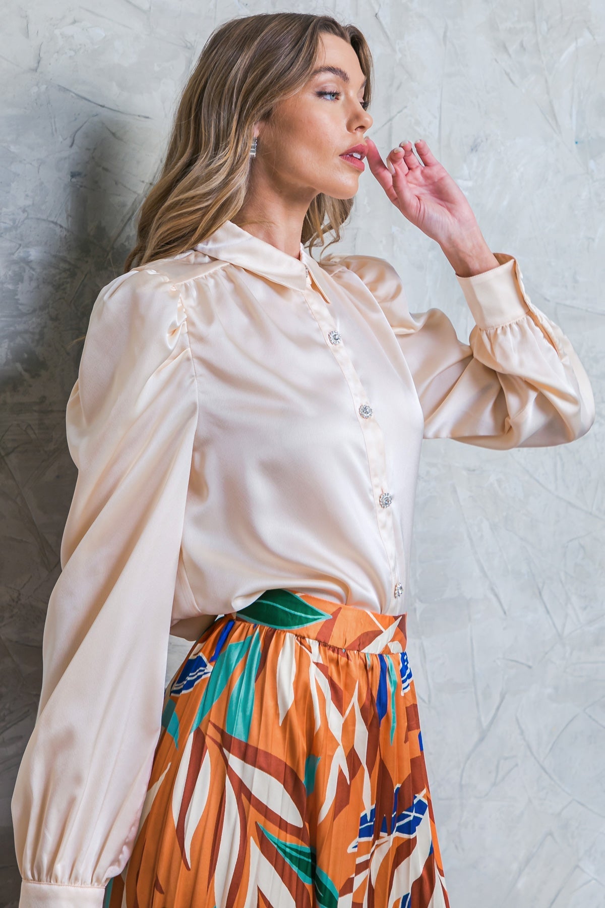 ALL MINE RUSTY WOVEN TOP Flying Tomato