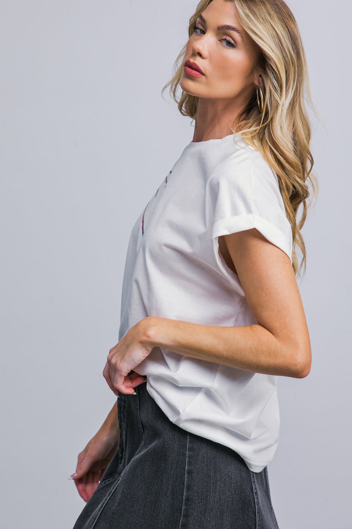 TALK ABOUT BEAUTY KNIT TOP Flying Tomato