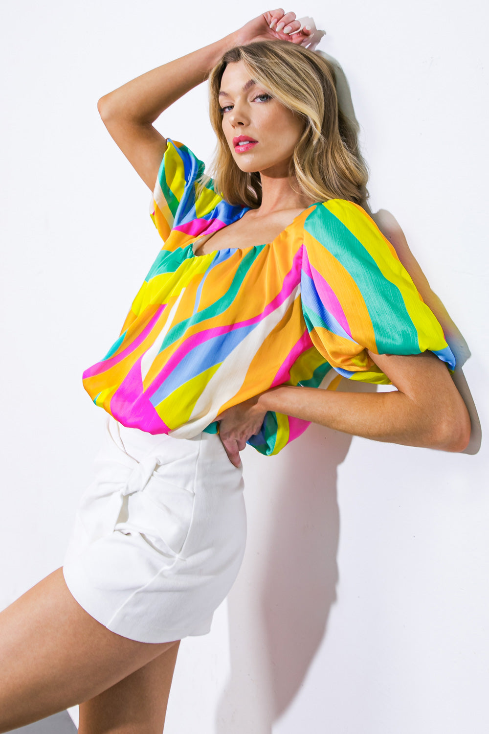 BEAUTIFUL MELODY WOVEN TOP Flying Tomato