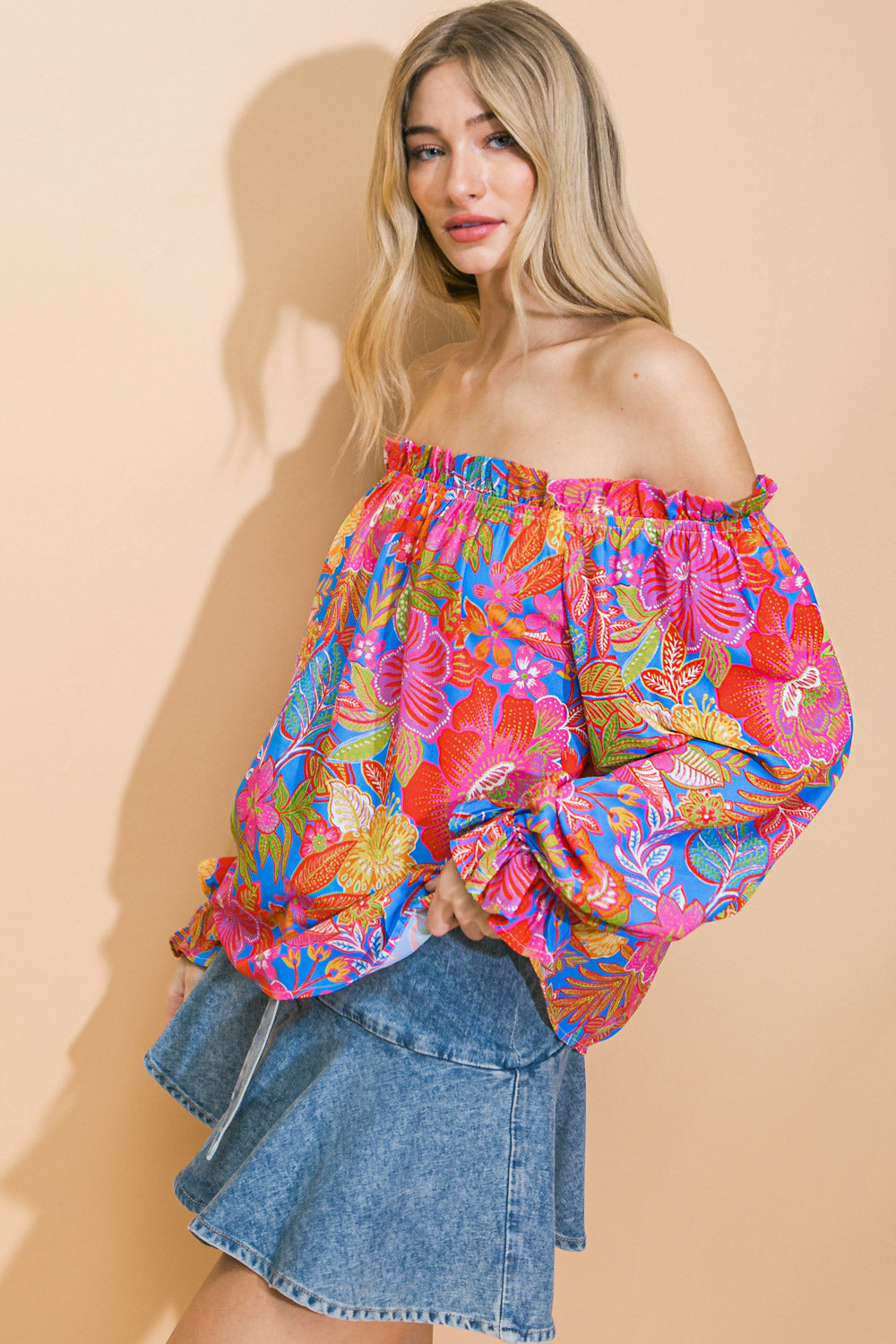 JUST WHAT I NEEDED WOVEN TOP Flying Tomato