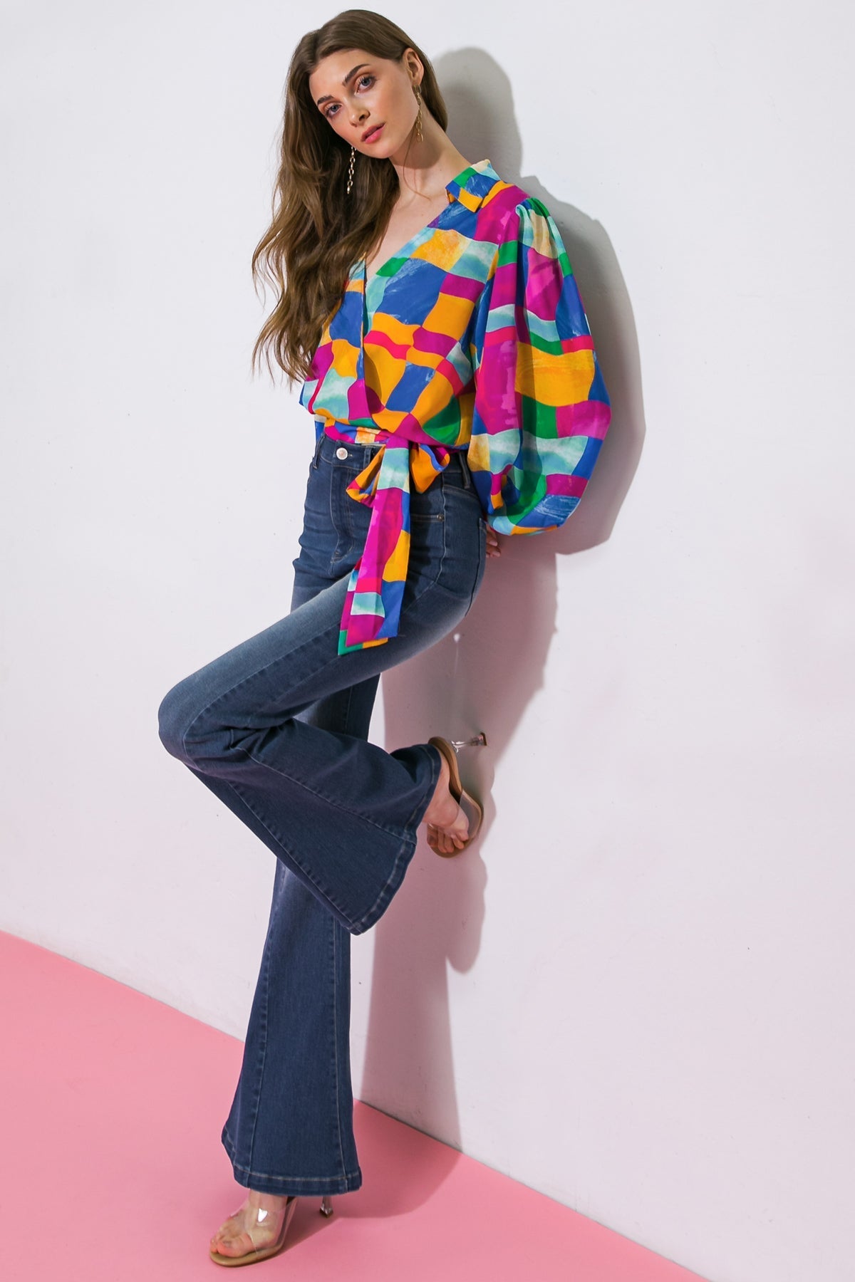 LOVELY STATEMENT WOVEN TOP Flying Tomato