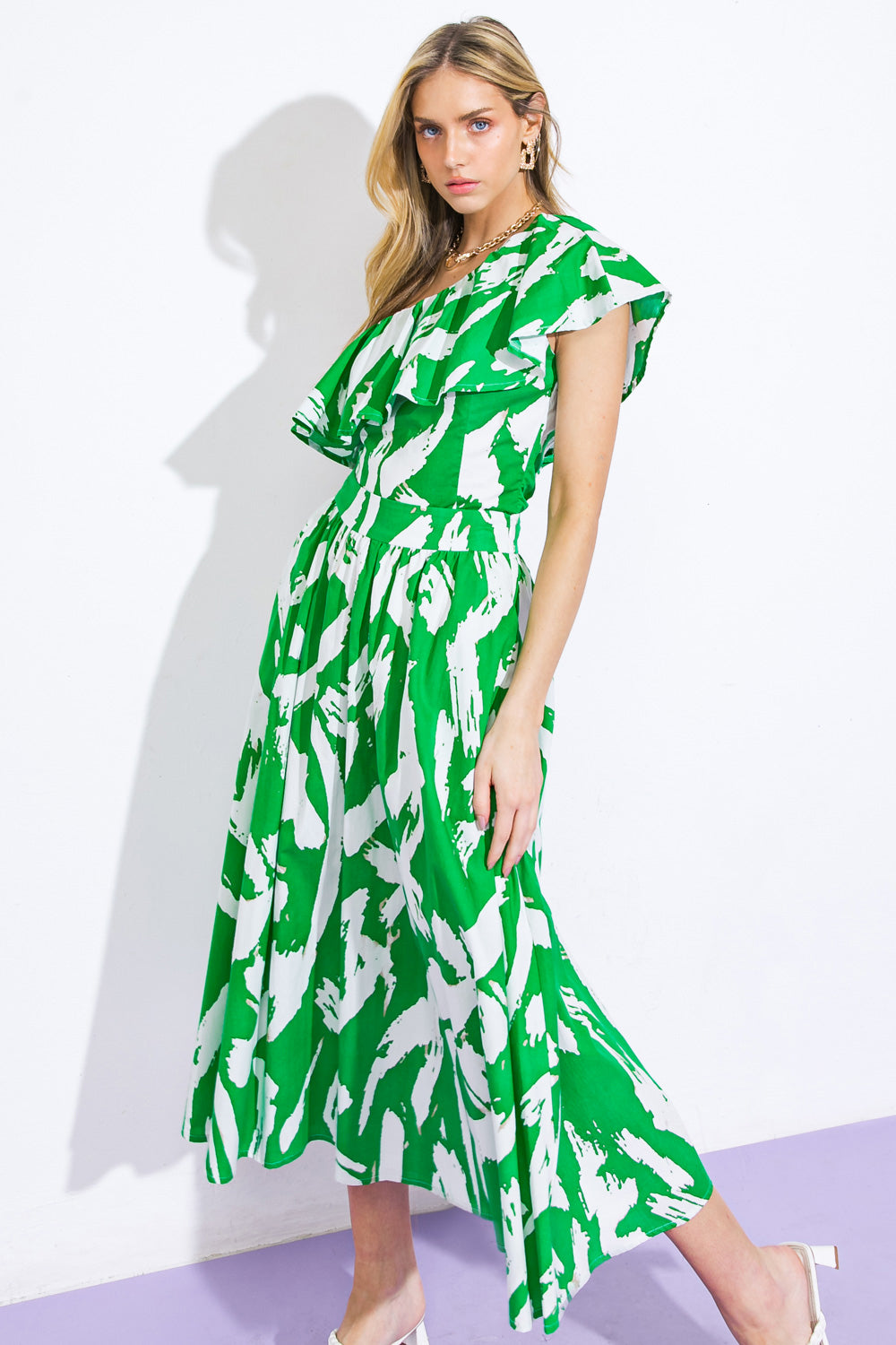 HAPPY TO BE HERE WOVEN TOP Flying Tomato