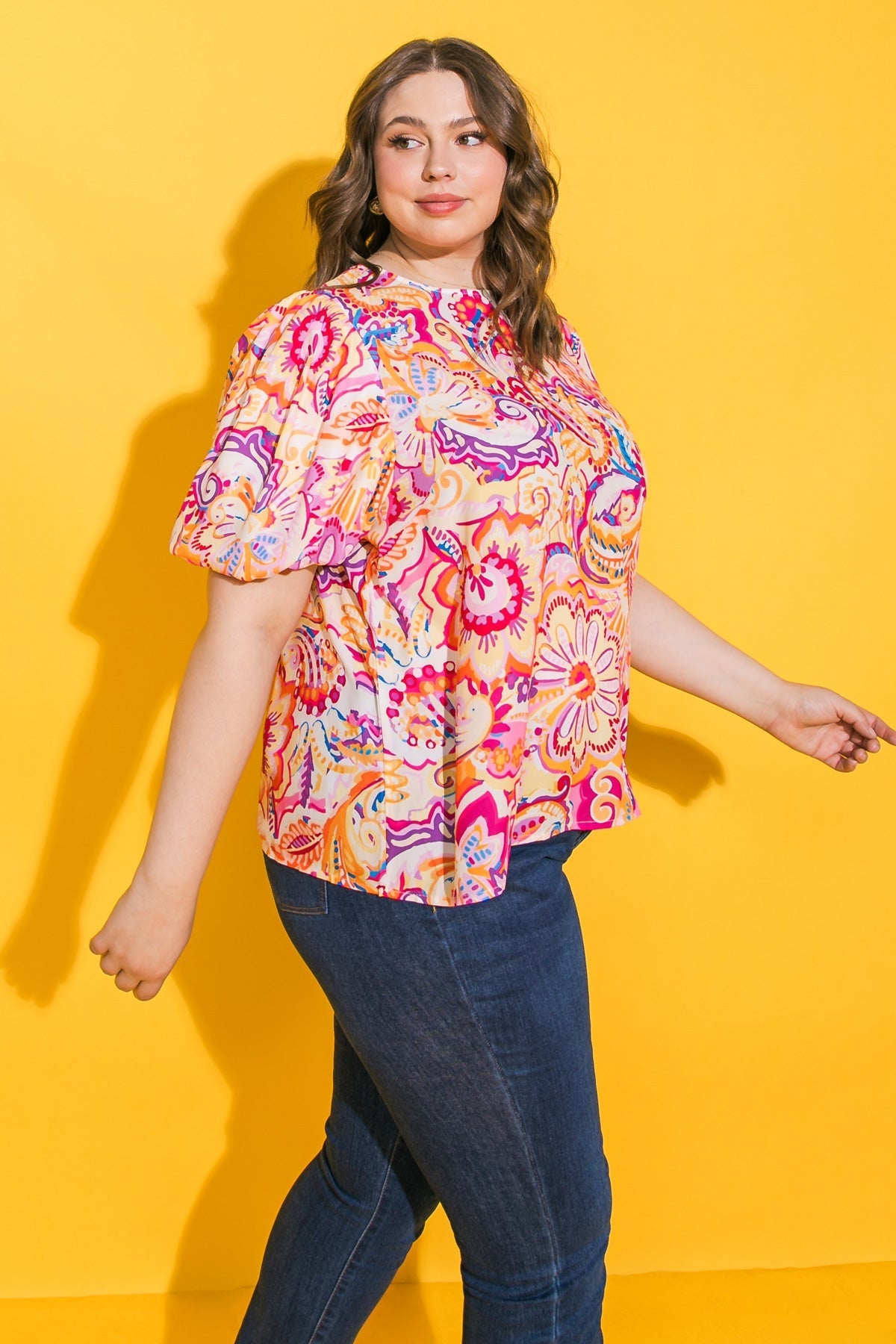 READY TO RUN WOVEN TOP Flying Tomato